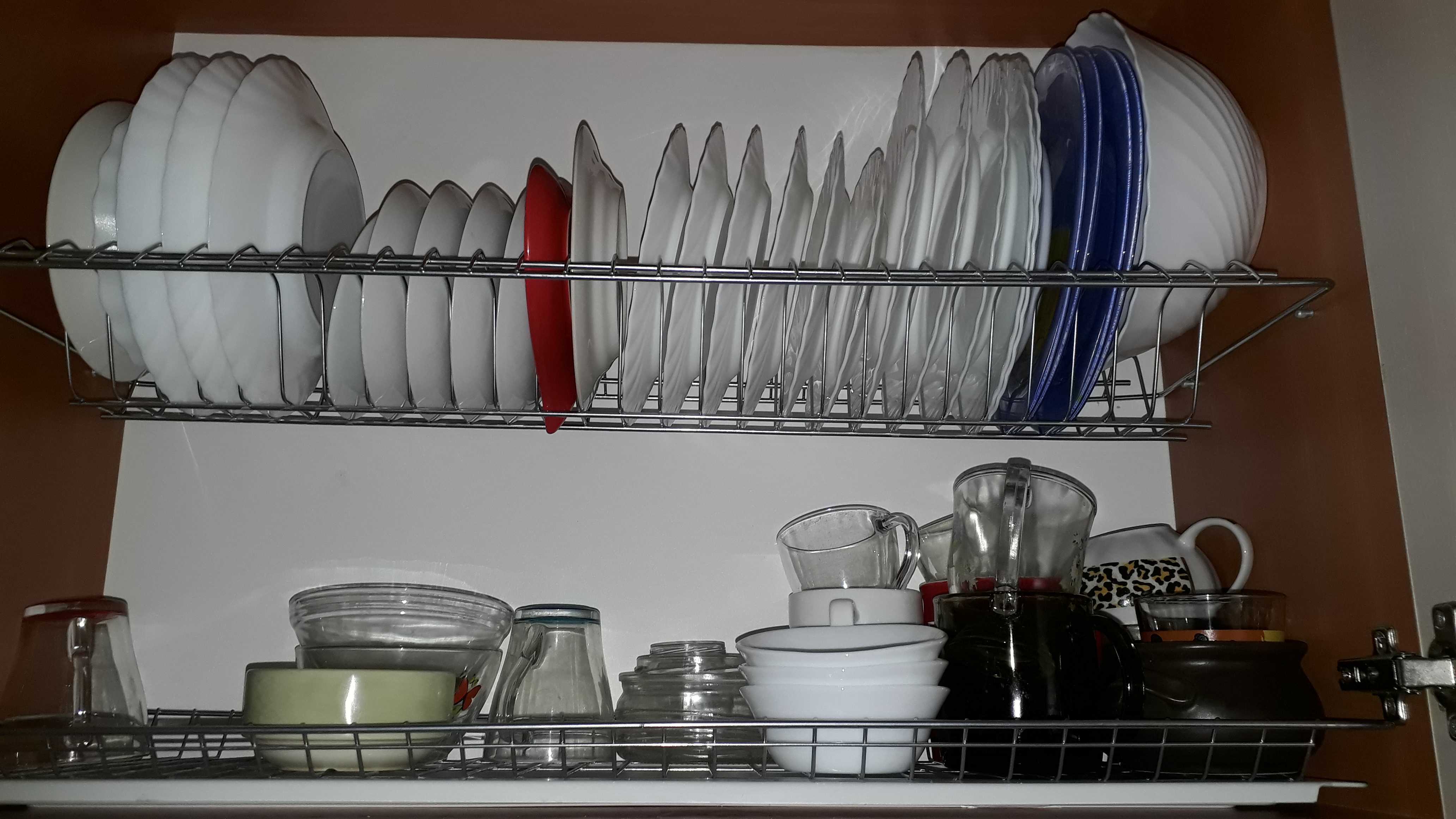 Фотография покупателя товара Комплект посудосушителей с поддоном для шкафа 80 см, 76,5×25,6 см, цвет хром - Фото 3