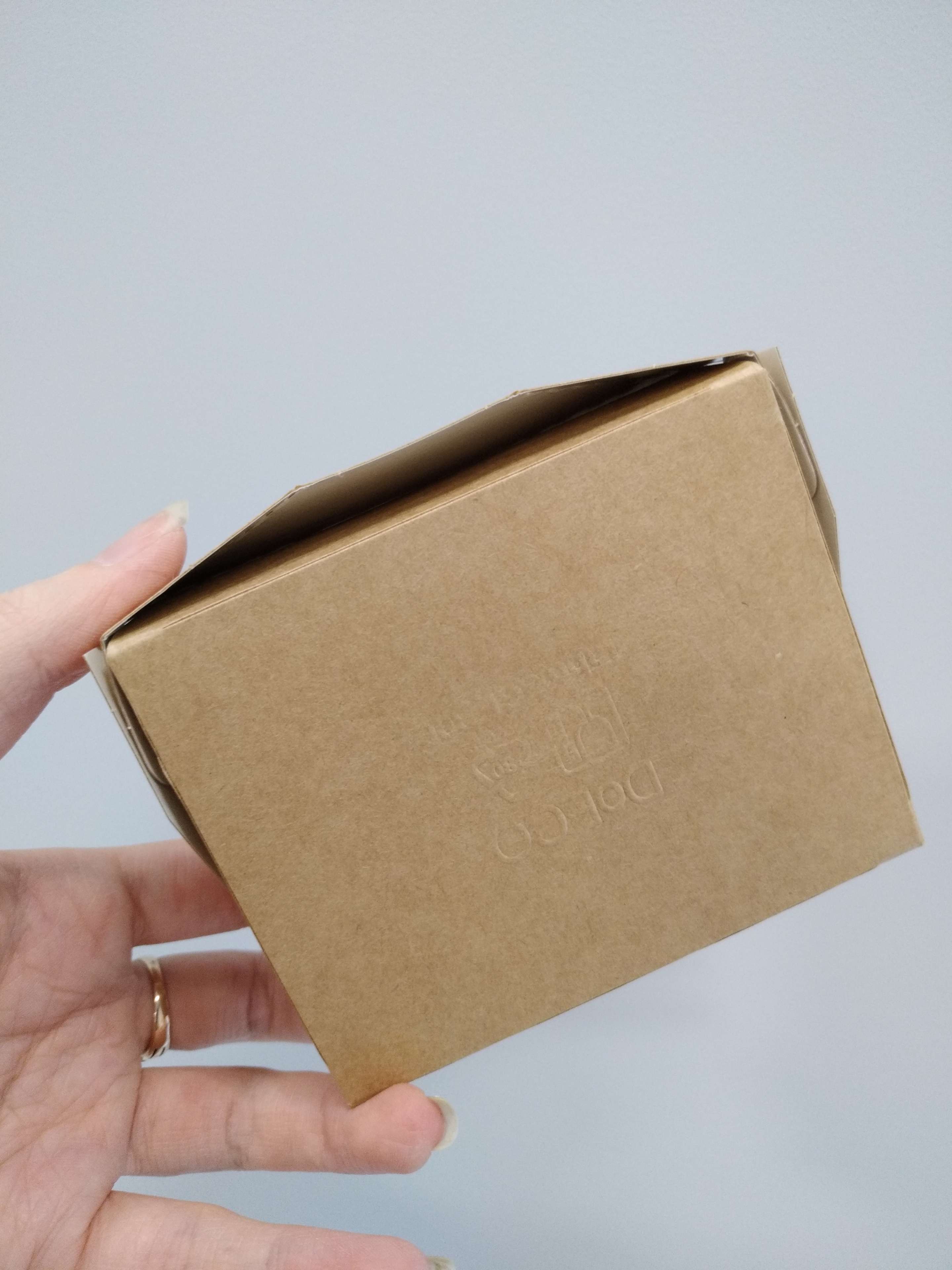 Фотография покупателя товара Коробка складная, крафт, 10 х 8 х 3,5 см, 0,24 л