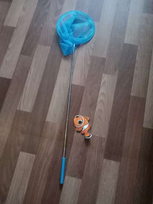 Фотография покупателя товара Сачок телескопический "Юному рыбаку", 85 см, d=20 см - Фото 2