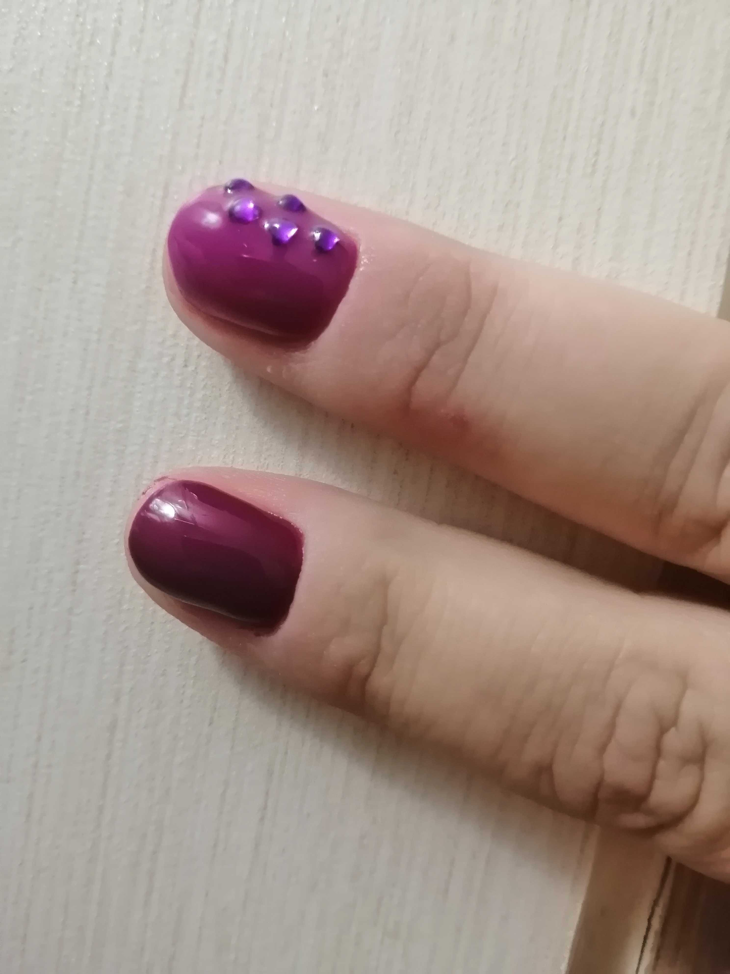 Фотография покупателя товара Гель-лак для ногтей "Термо", 10мл, LED/UV, цвет А2-064 тёмно-сиреневый - Фото 4