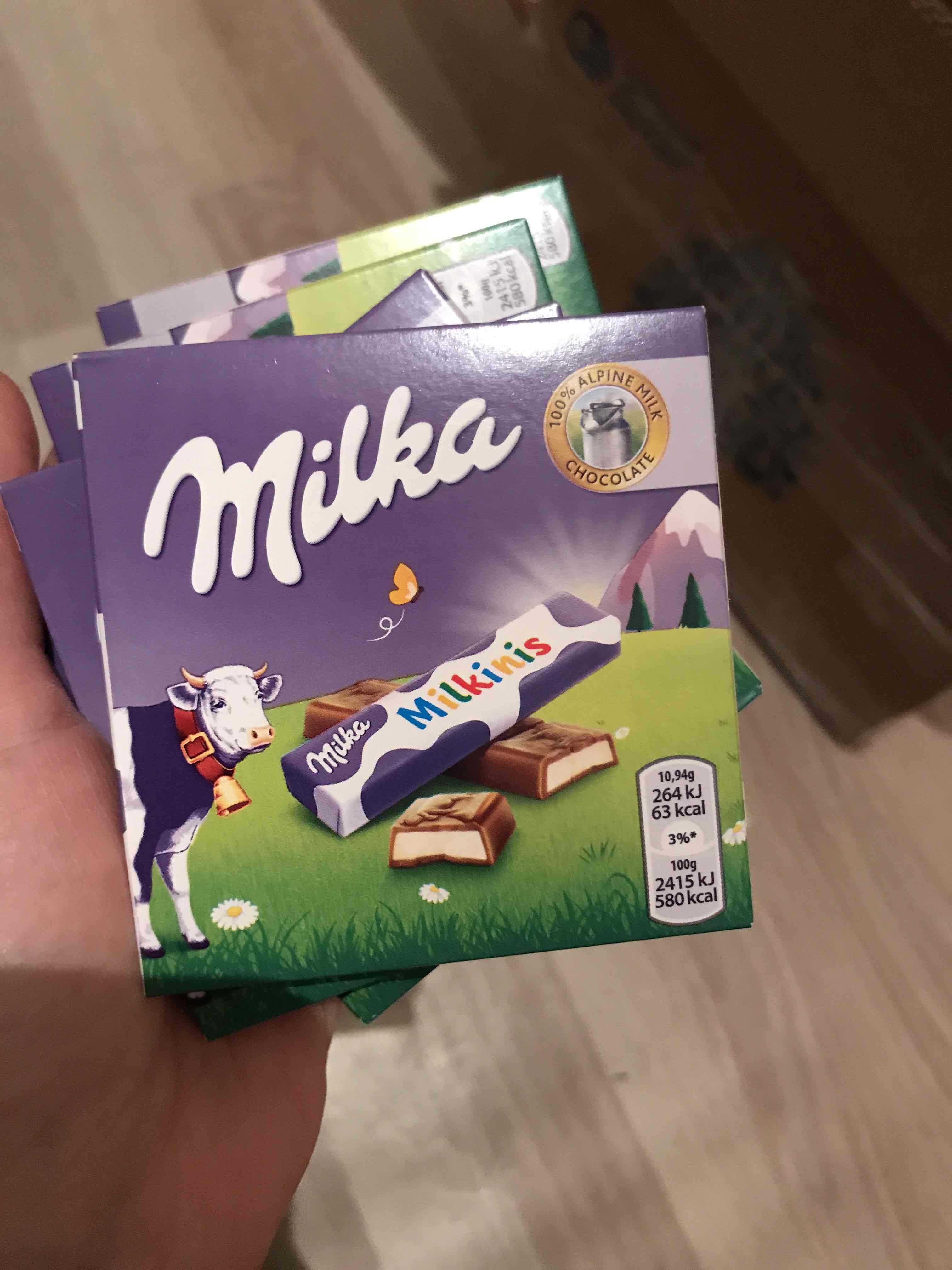 Фотография покупателя товара Шоколад Milka Milkinis stick, 43,75 г - Фото 2
