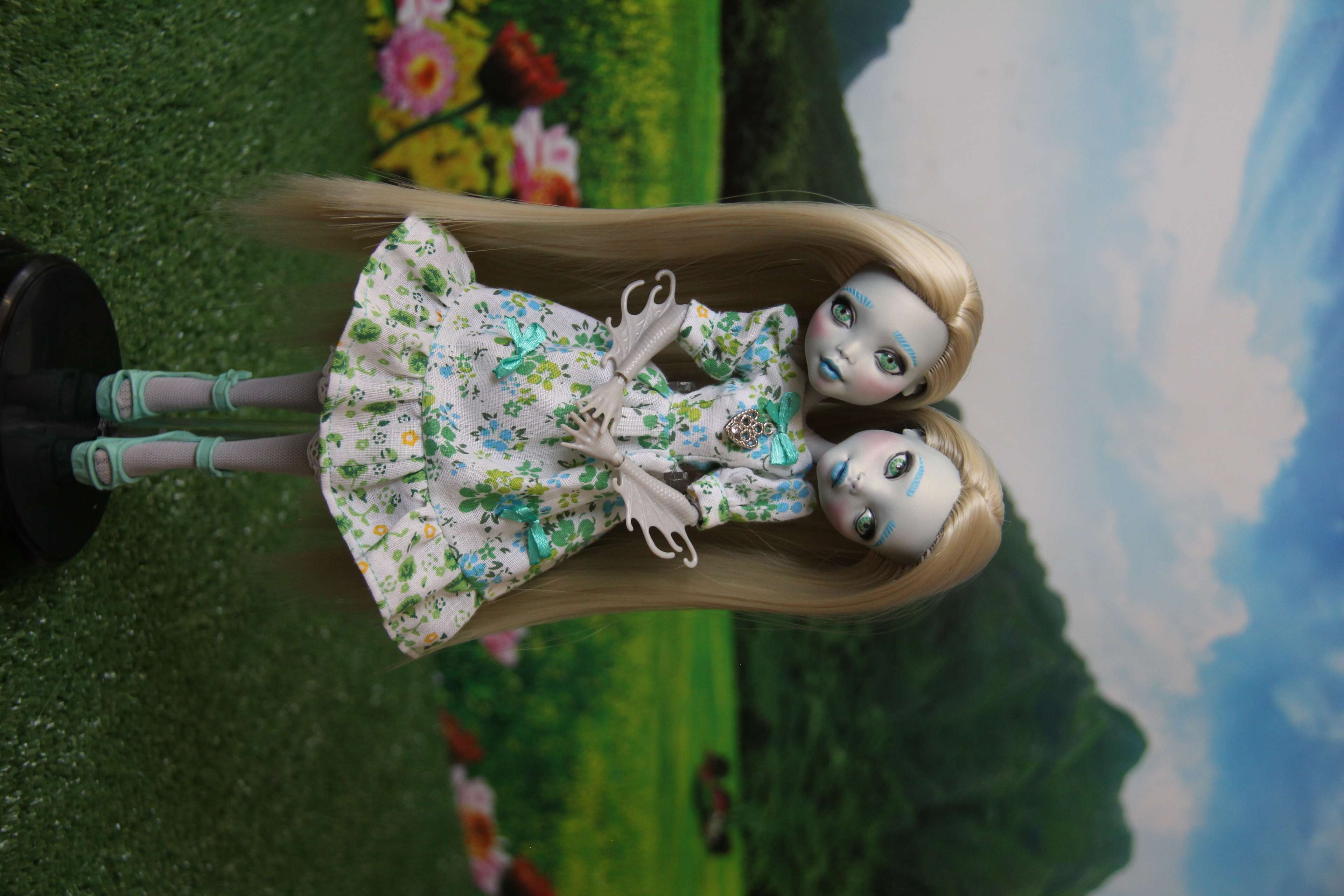Фотография покупателя товара Волосы - тресс для кукол «Прямые» длина волос: 40 см, ширина: 50 см, №88 - Фото 1