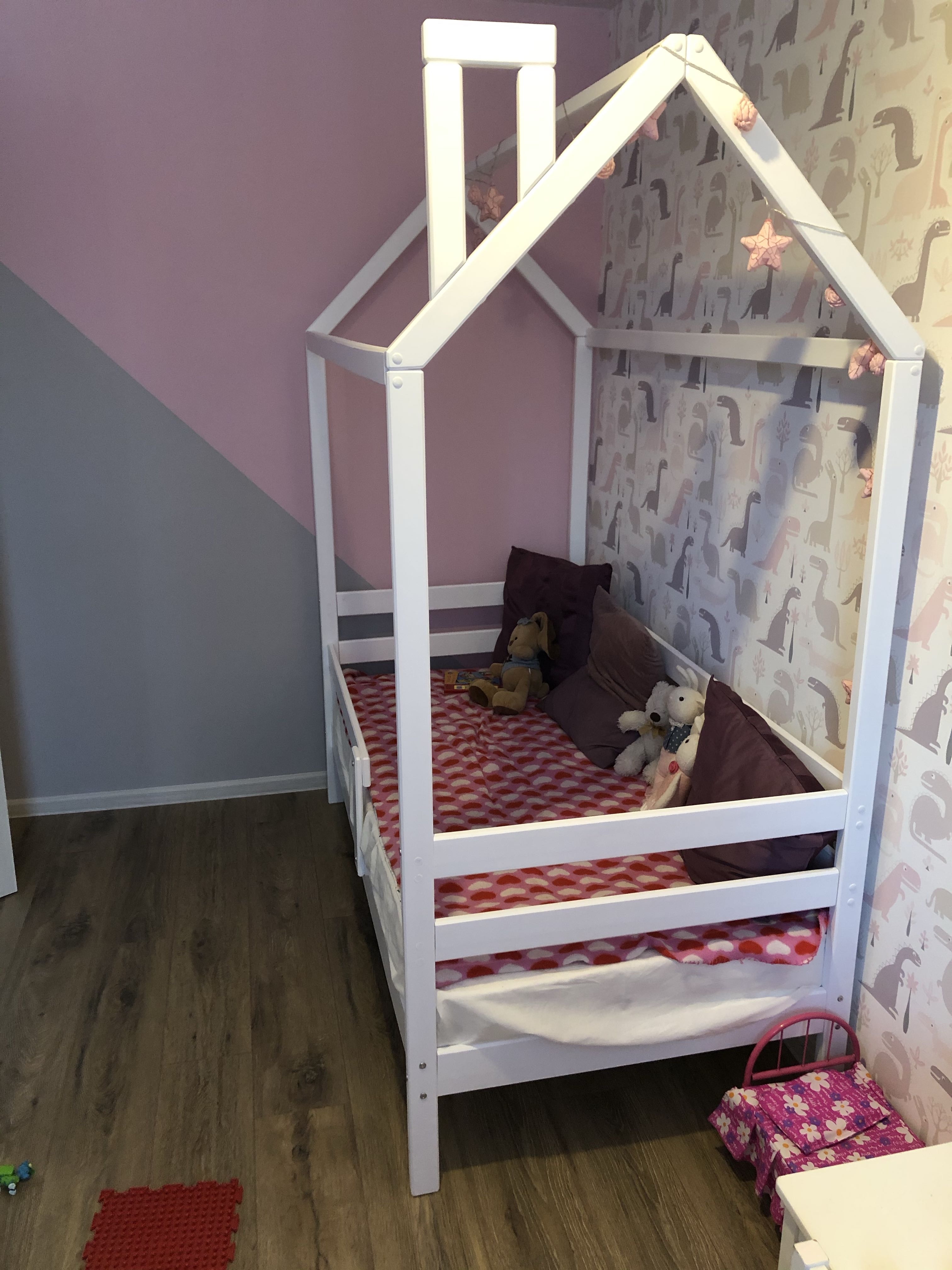 Фотография покупателя товара Кровать домик DreamHome INCANTO, спальное место 160 х 80 см, цвет белый - Фото 1