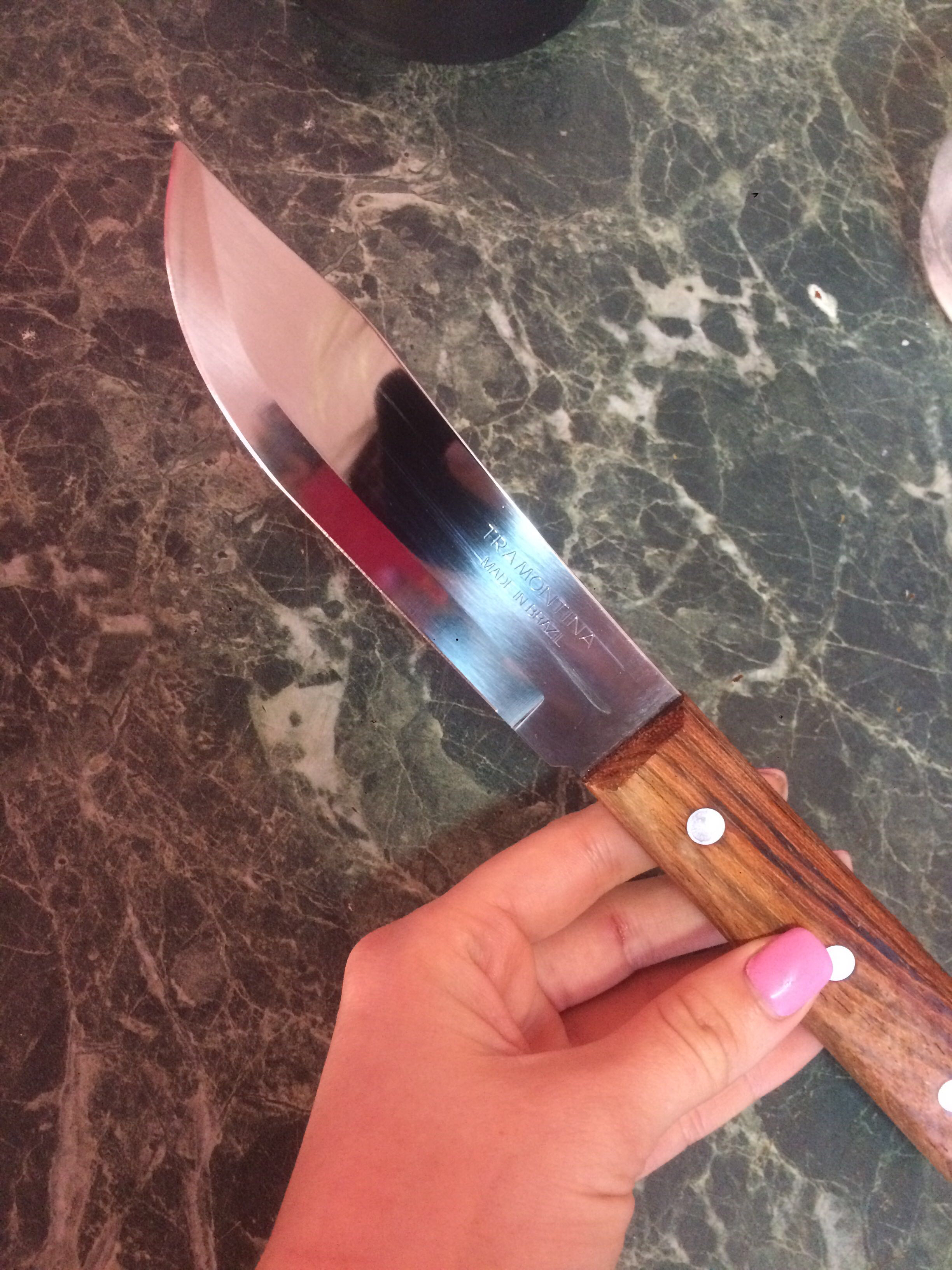 Фотография покупателя товара Нож кухонный для мяса Universal, лезвие 12,5 см, сталь AISI 420 - Фото 3