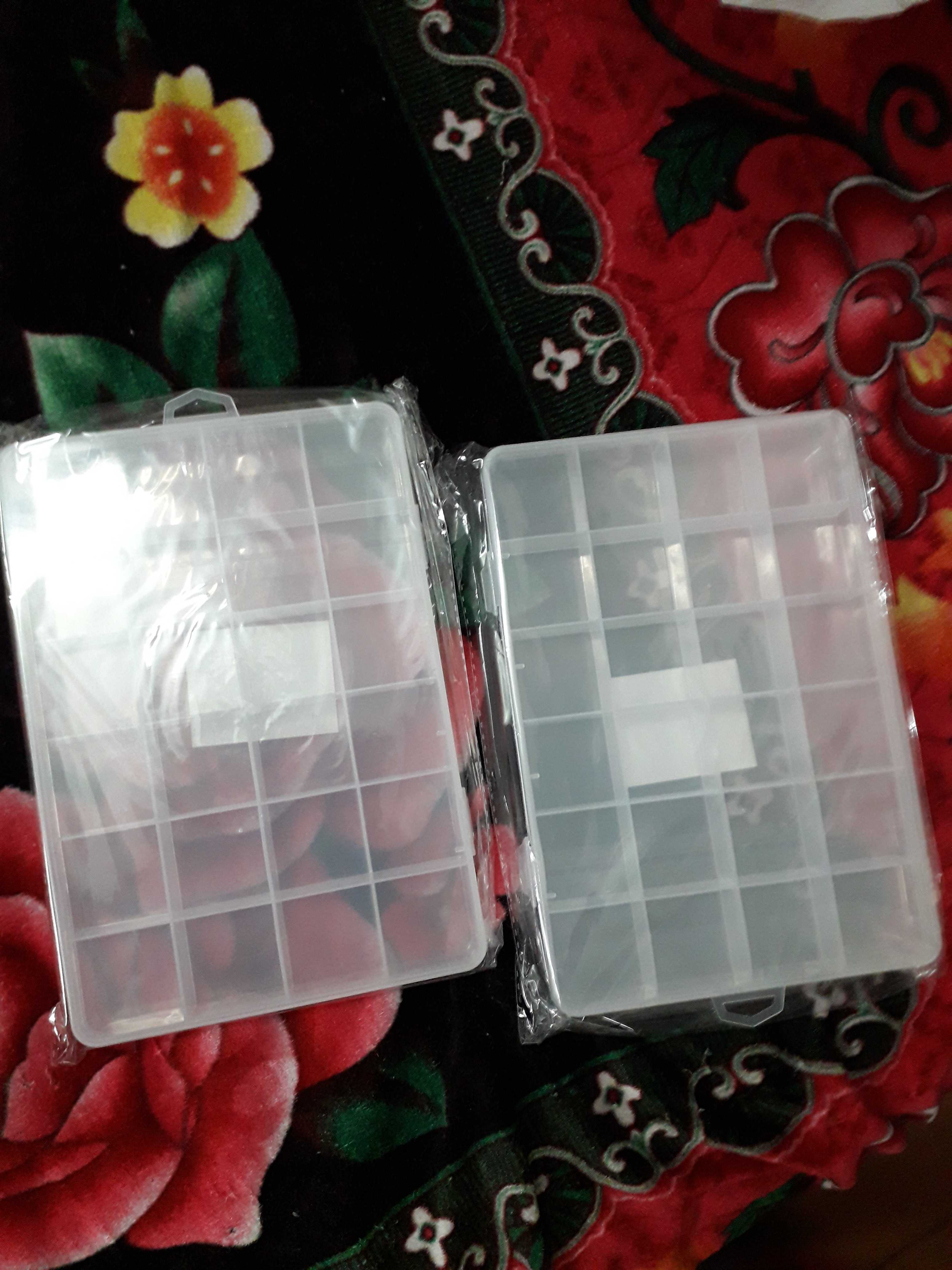 Фотография покупателя товара Бокс пластиковый для хранения RICCO, 24 ячейки, 19,5×13,5×2 см, цвет МИКС - Фото 1
