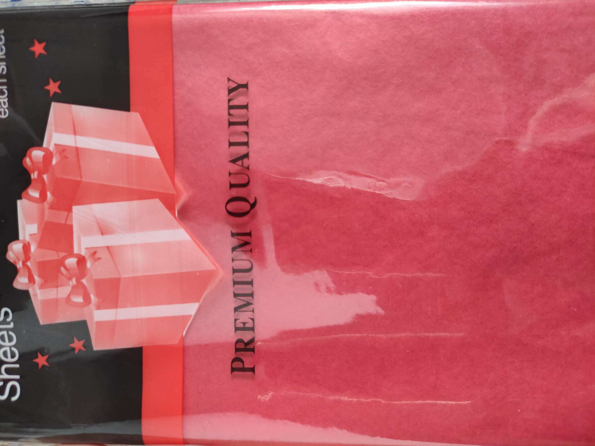 Фотография покупателя товара Бумага упаковочная тишью, розовая, 50 х 66 см - Фото 1