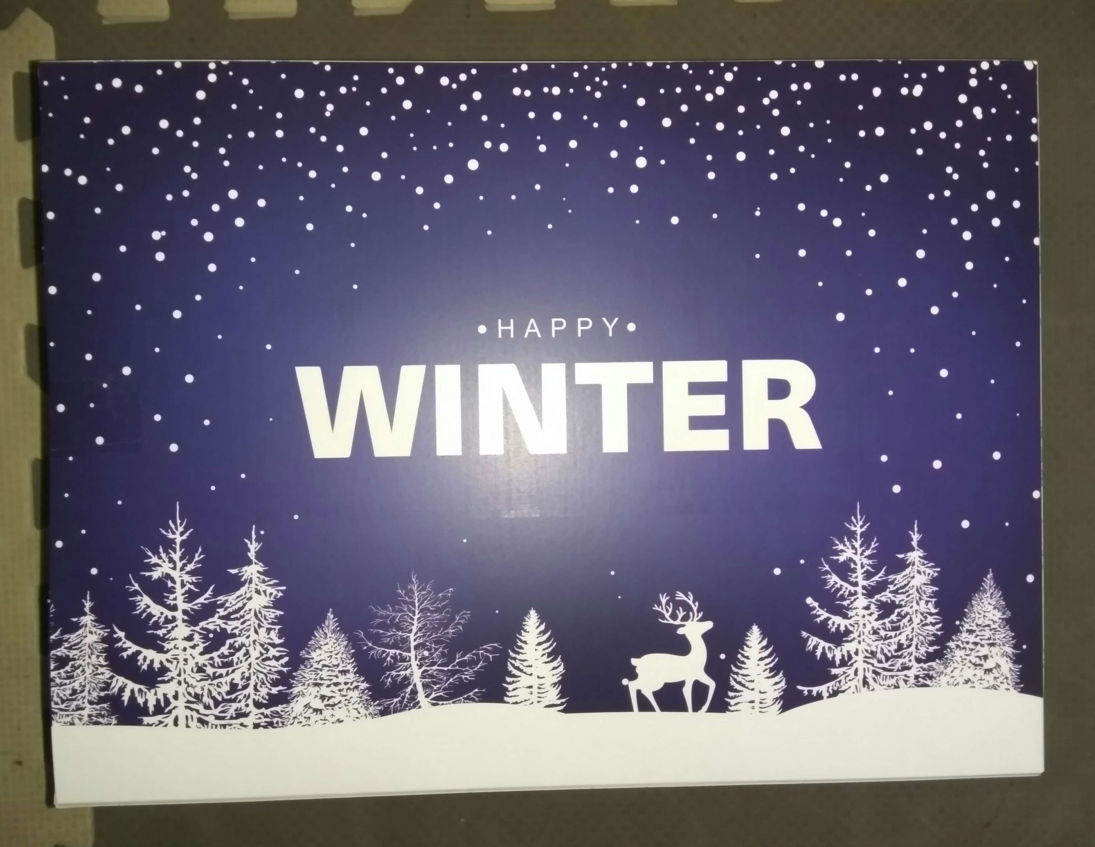 Фотография покупателя товара Складная коробка Happy winter, 22 × 30 × 10 см - Фото 1