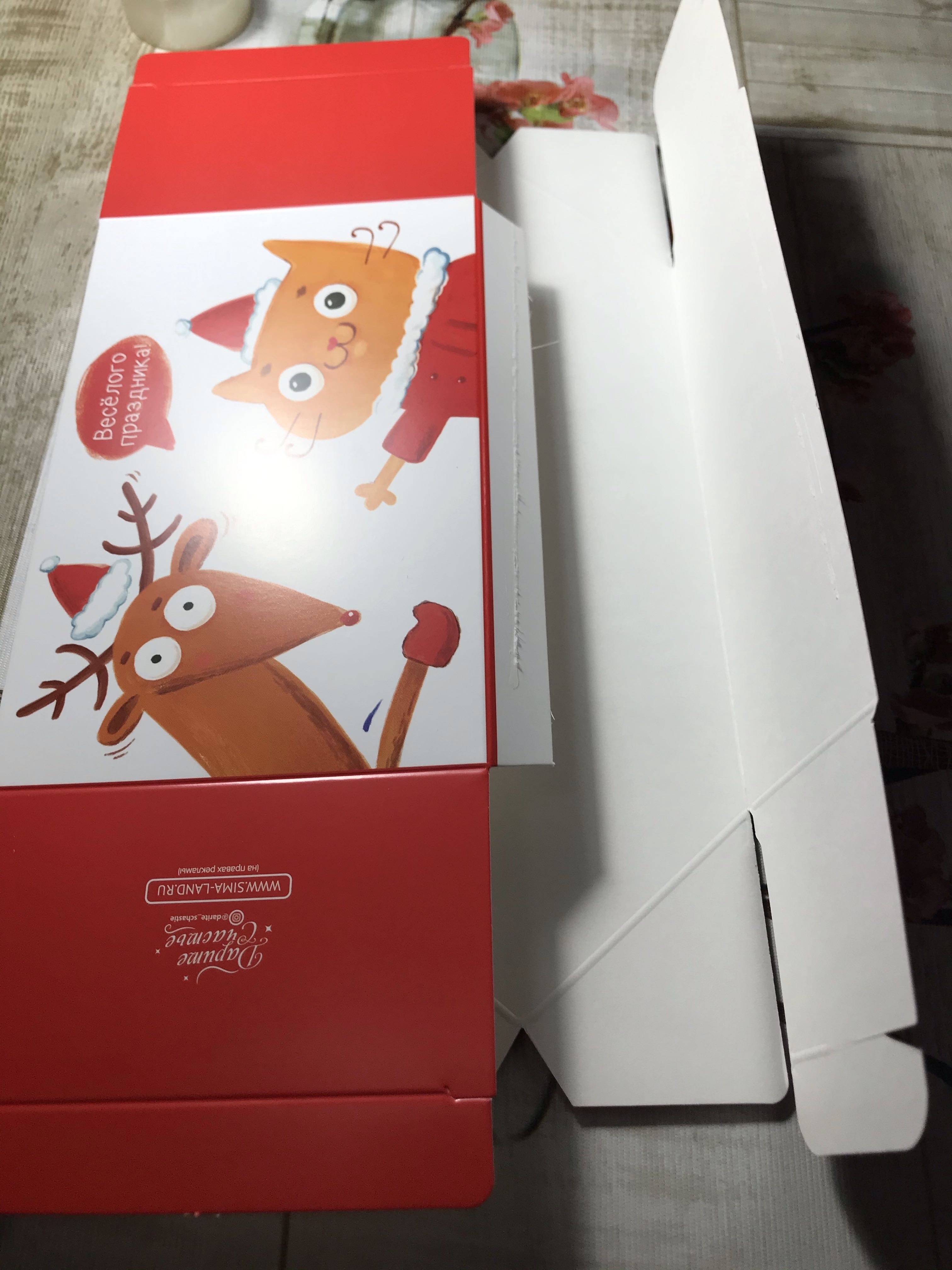 Фотография покупателя товара Сборная коробка-конфета «Новогодние шалости», 9,3 × 14,6 × 5,3 см - Фото 1