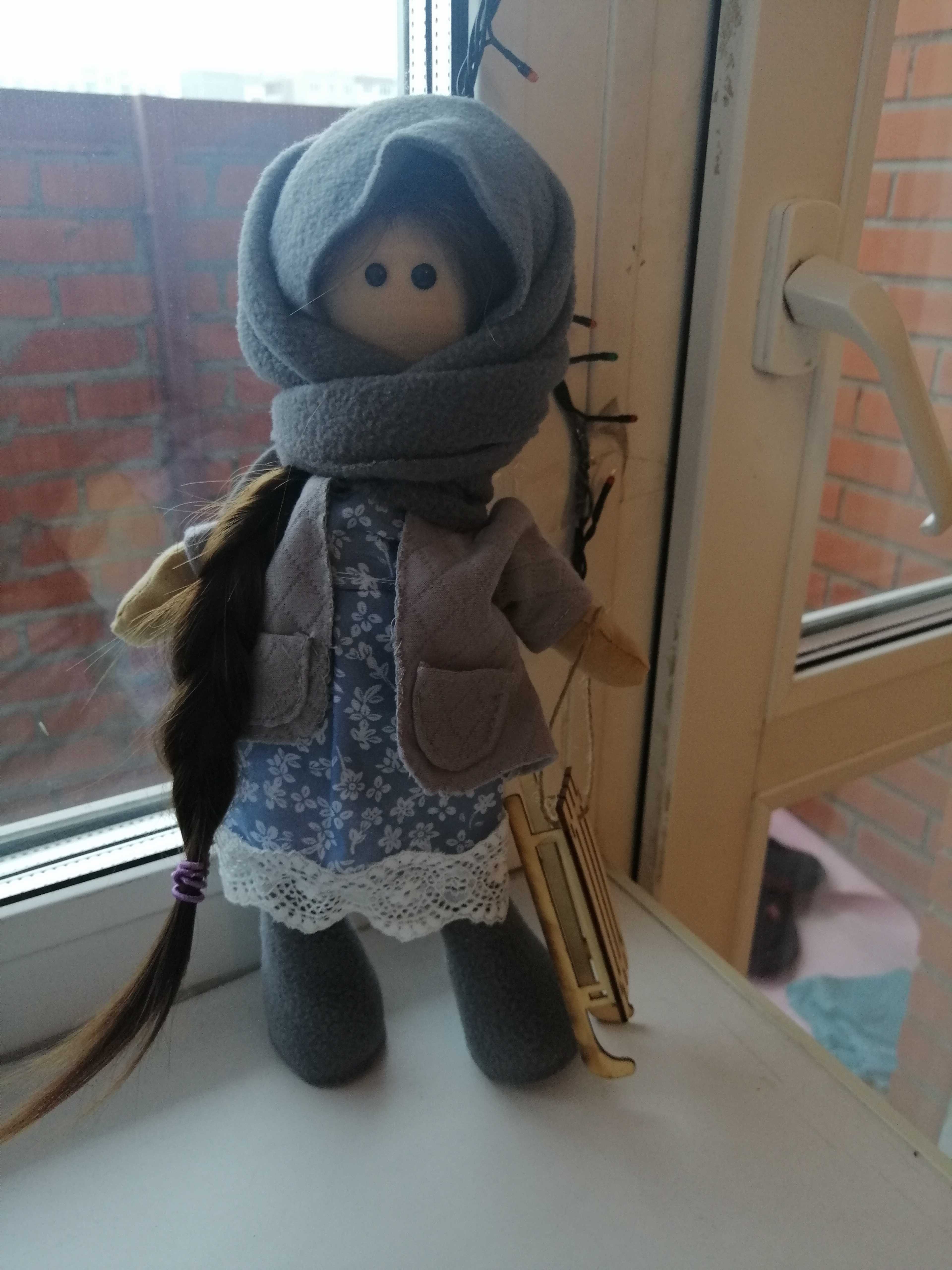 Фотография покупателя товара Интерьерная кукла «Маня», набор для шитья, 18.9 × 22.5 × 2.5 см - Фото 5