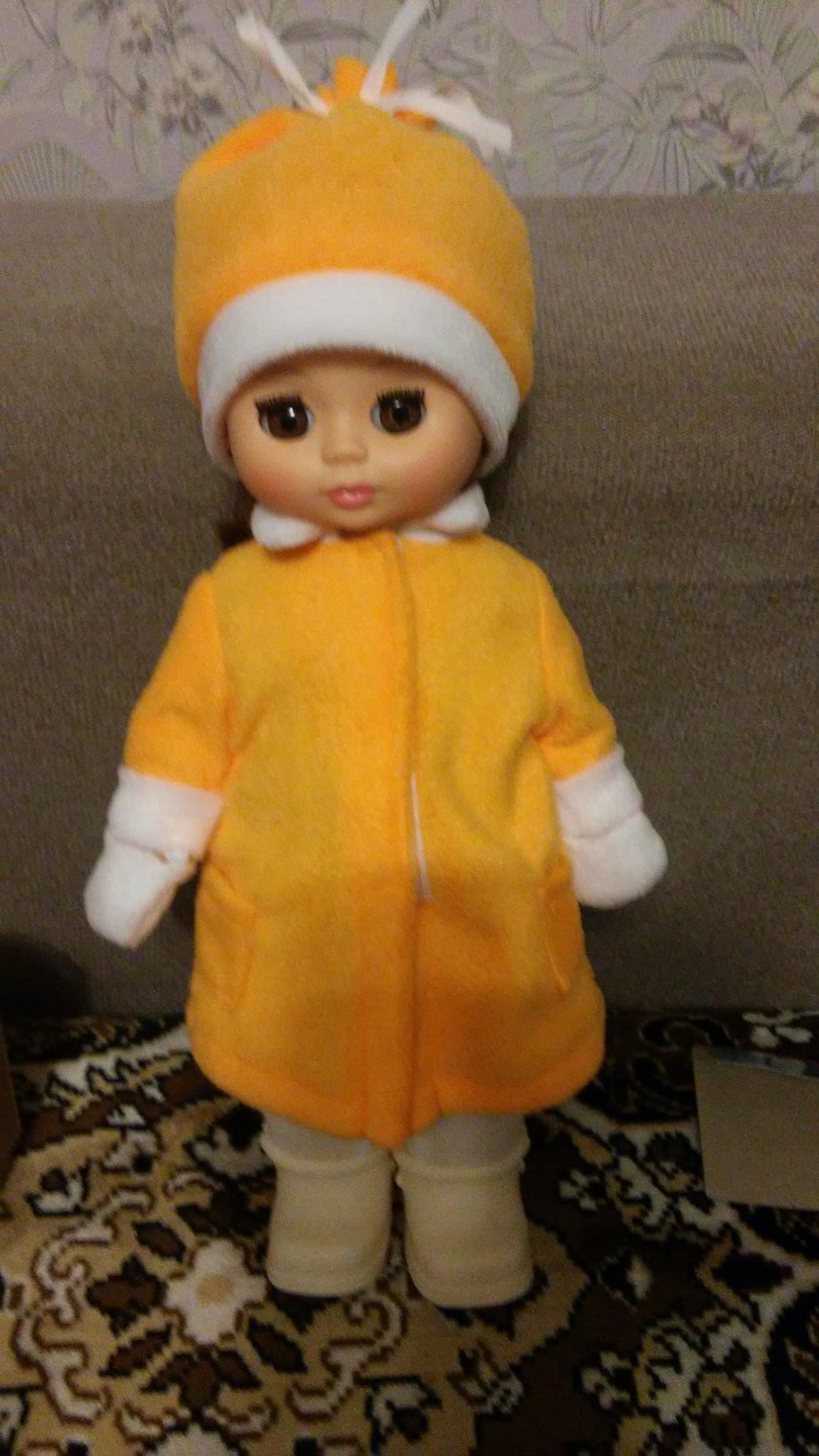 Фотография покупателя товара Кукла "Жанна 5" со звуковым устройством, 34 см - Фото 2