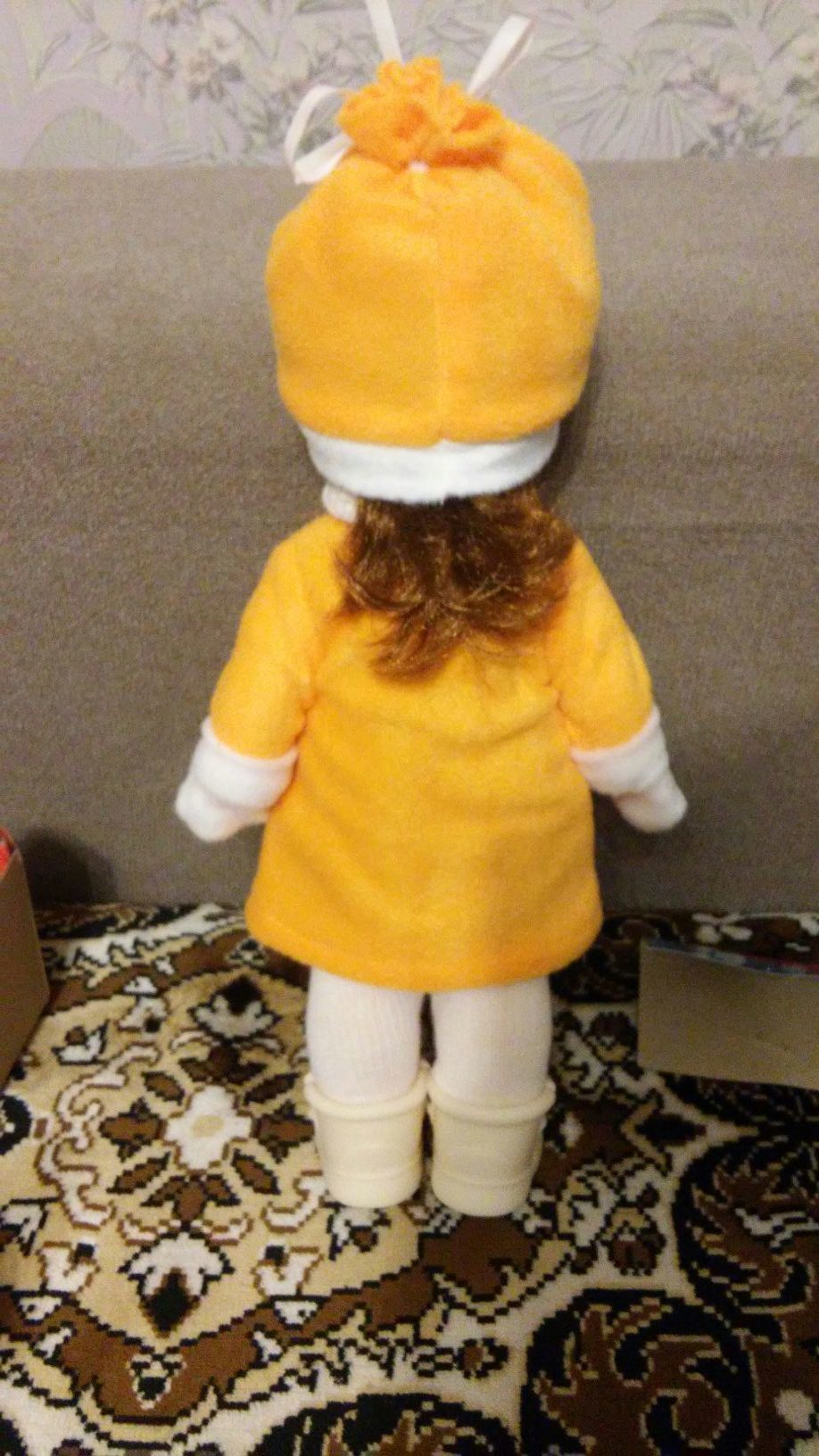 Фотография покупателя товара Кукла "Жанна 5" со звуковым устройством, 34 см - Фото 3