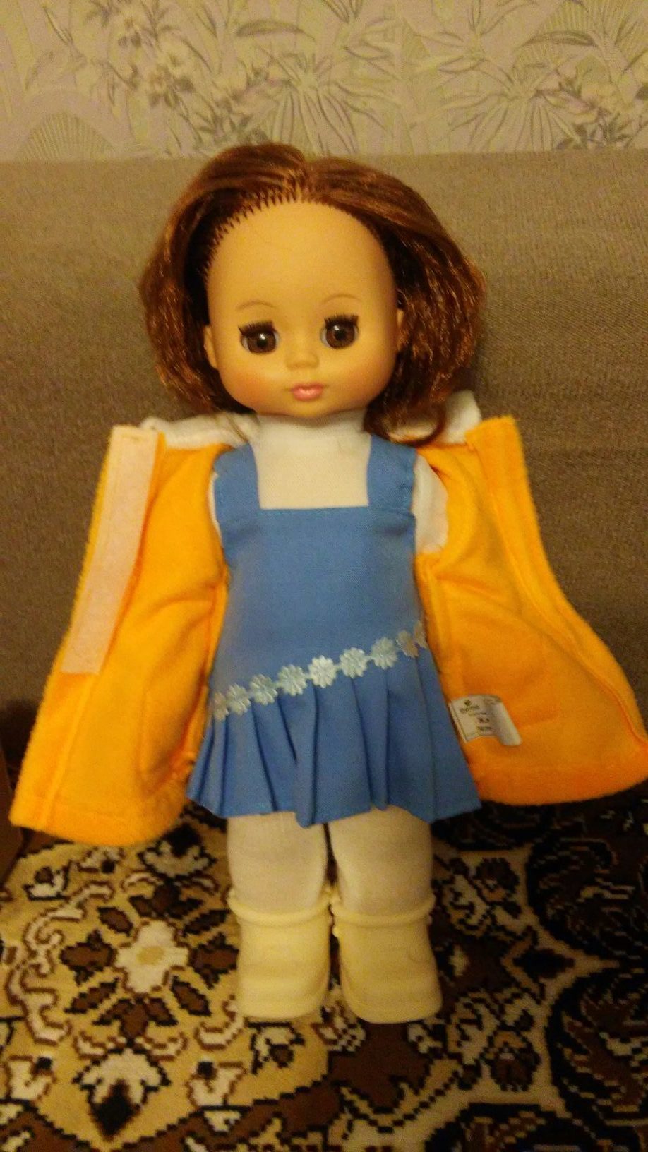Фотография покупателя товара Кукла "Жанна 5" со звуковым устройством, 34 см - Фото 4