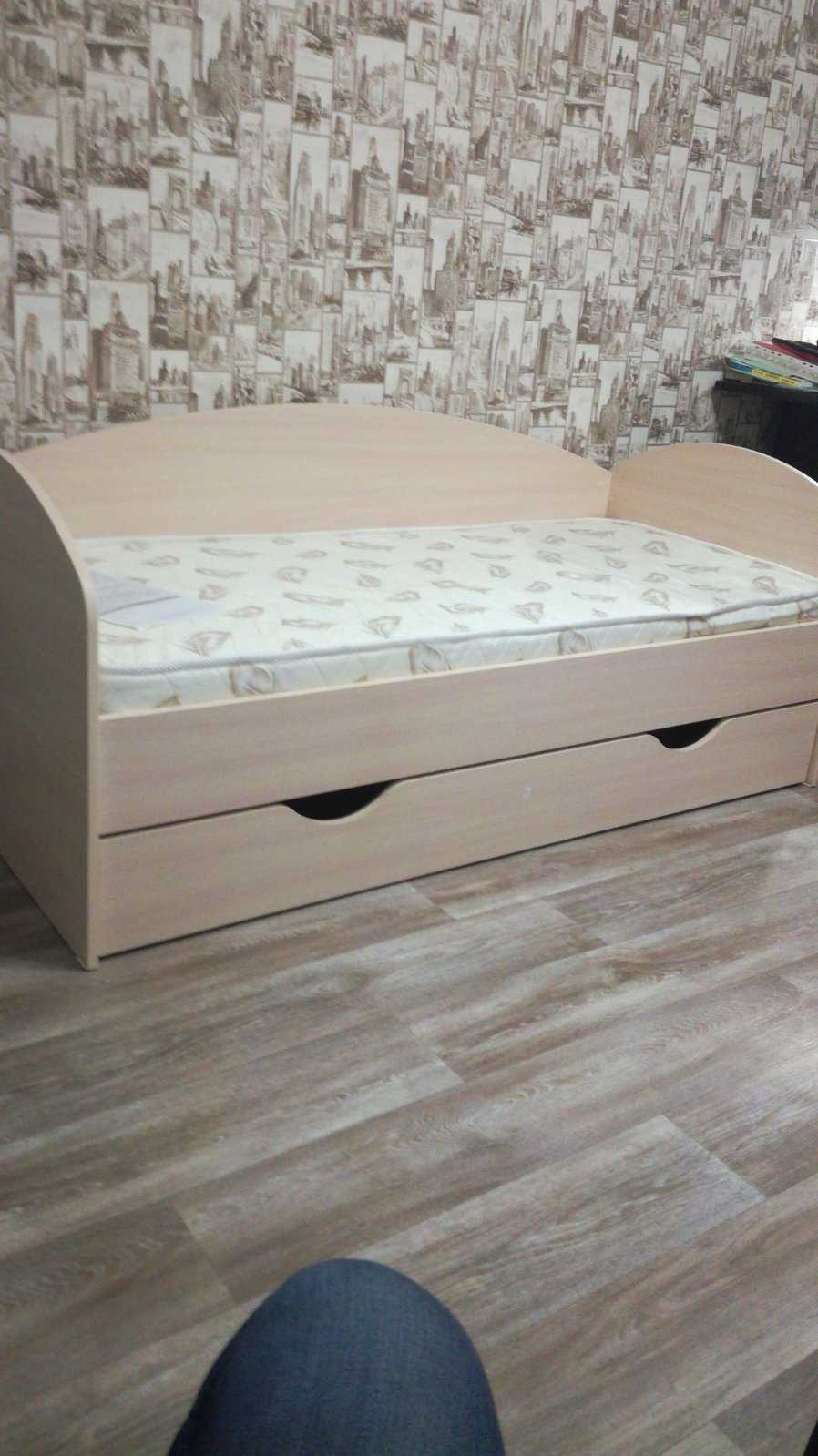 Фотография покупателя товара Кровать-тахта детская, спальное место 1600 × 700 мм, цвет белый - Фото 12