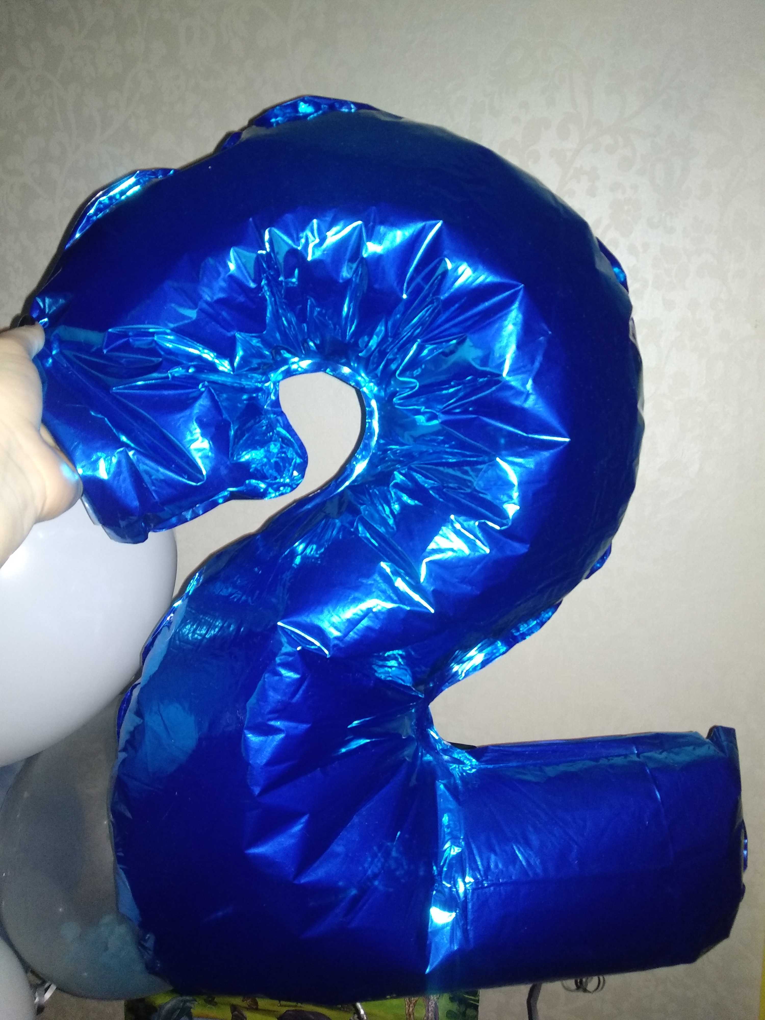 Фотография покупателя товара Фонтан из шаров «2 годика» для мальчика, латекс, фольга, с конфетти, 10 шт. - Фото 2