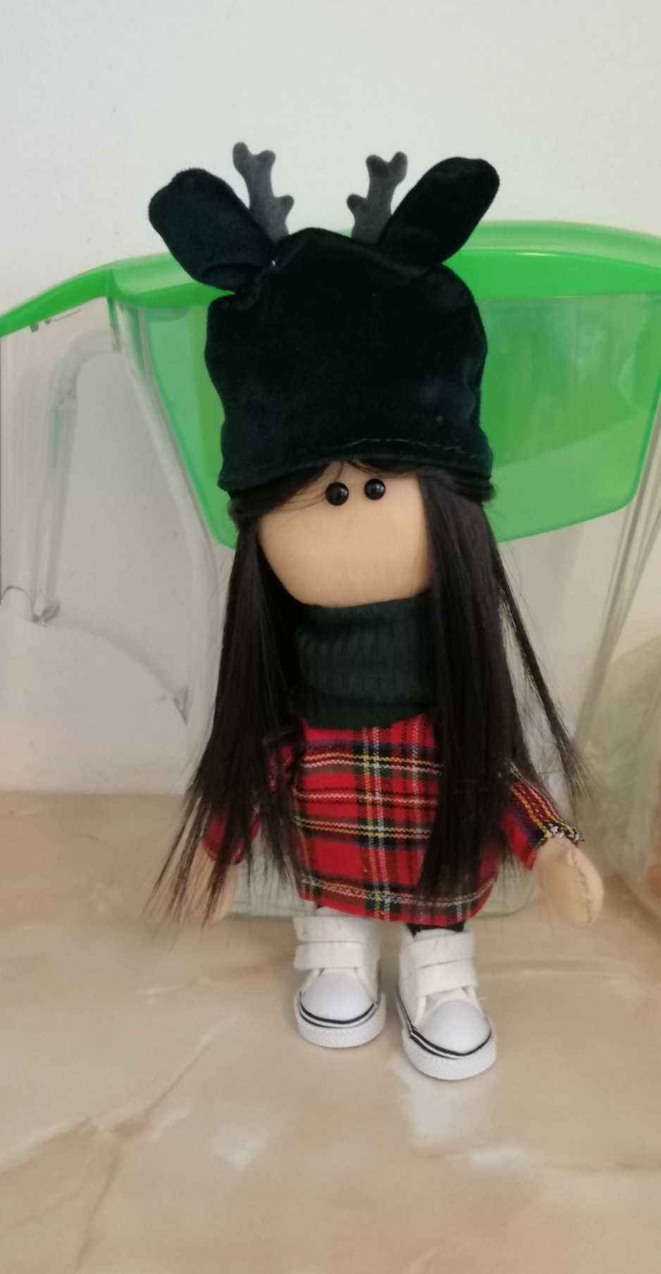 Фотография покупателя товара Интерьерная кукла «Лейн», набор для шитья, 17 × 5 × 15 см - Фото 7