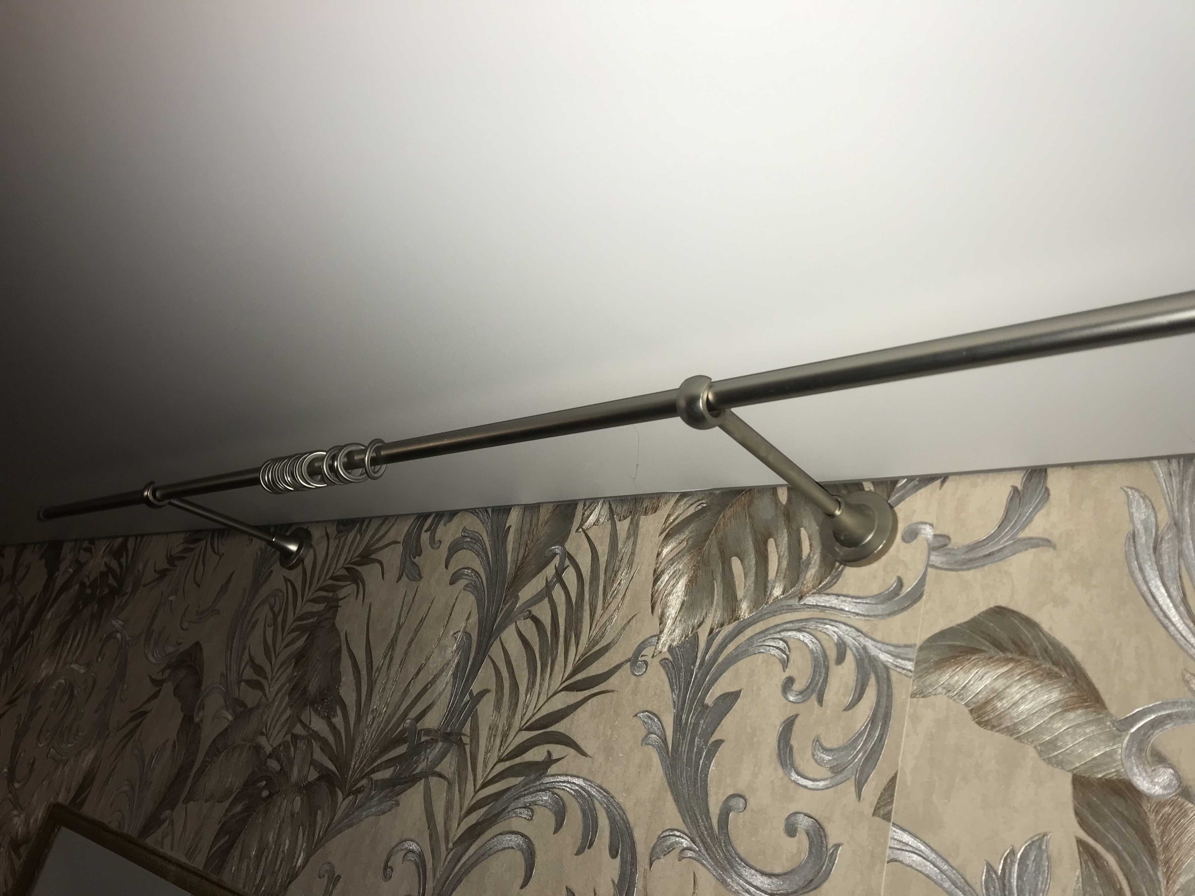 Фотография покупателя товара Карниз одинарный, ширина 300 см, цвет сатин - Фото 1