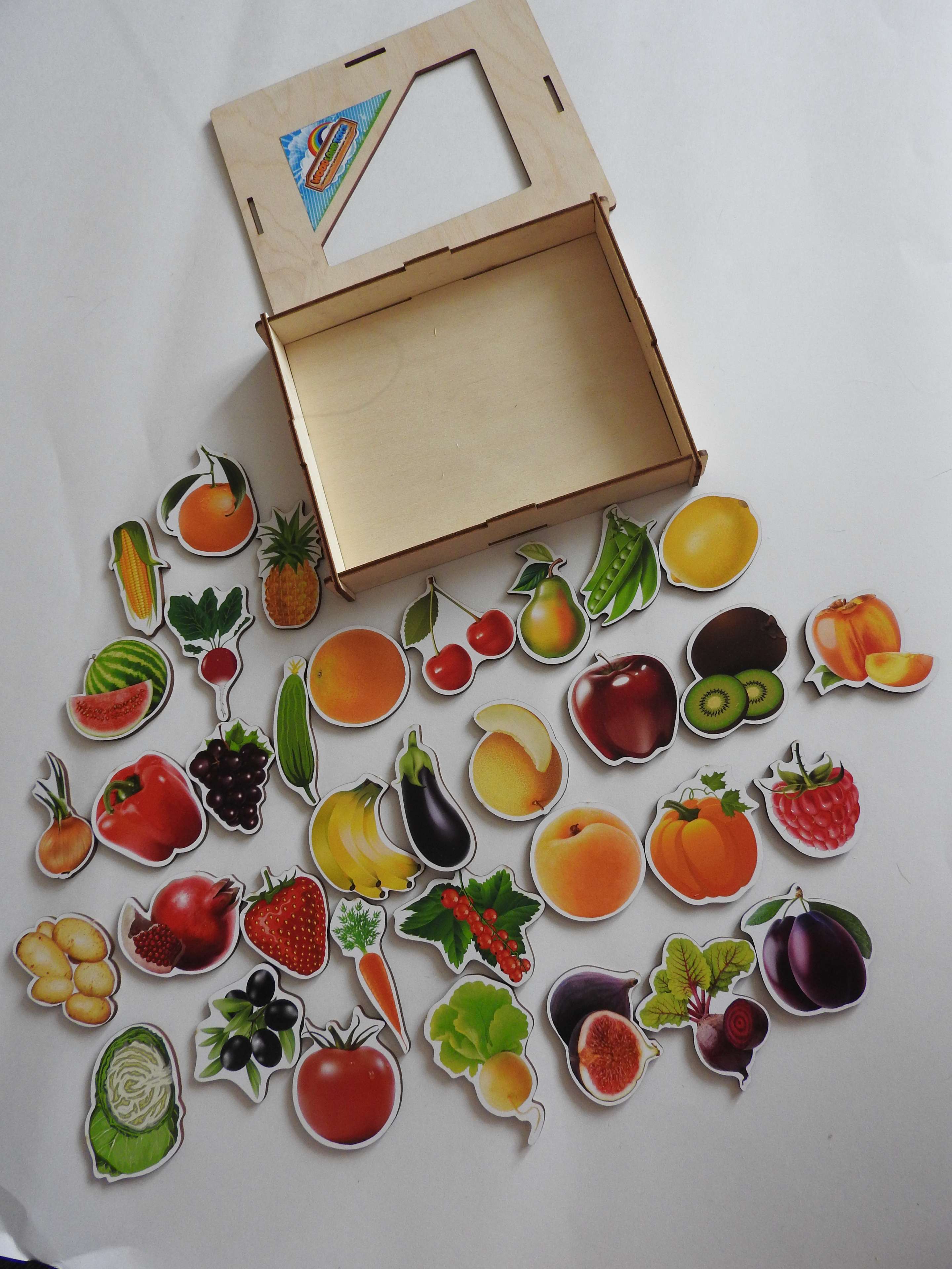 Фотография покупателя товара Обучающий набор «Овощи, фрукты, ягоды» - Фото 2