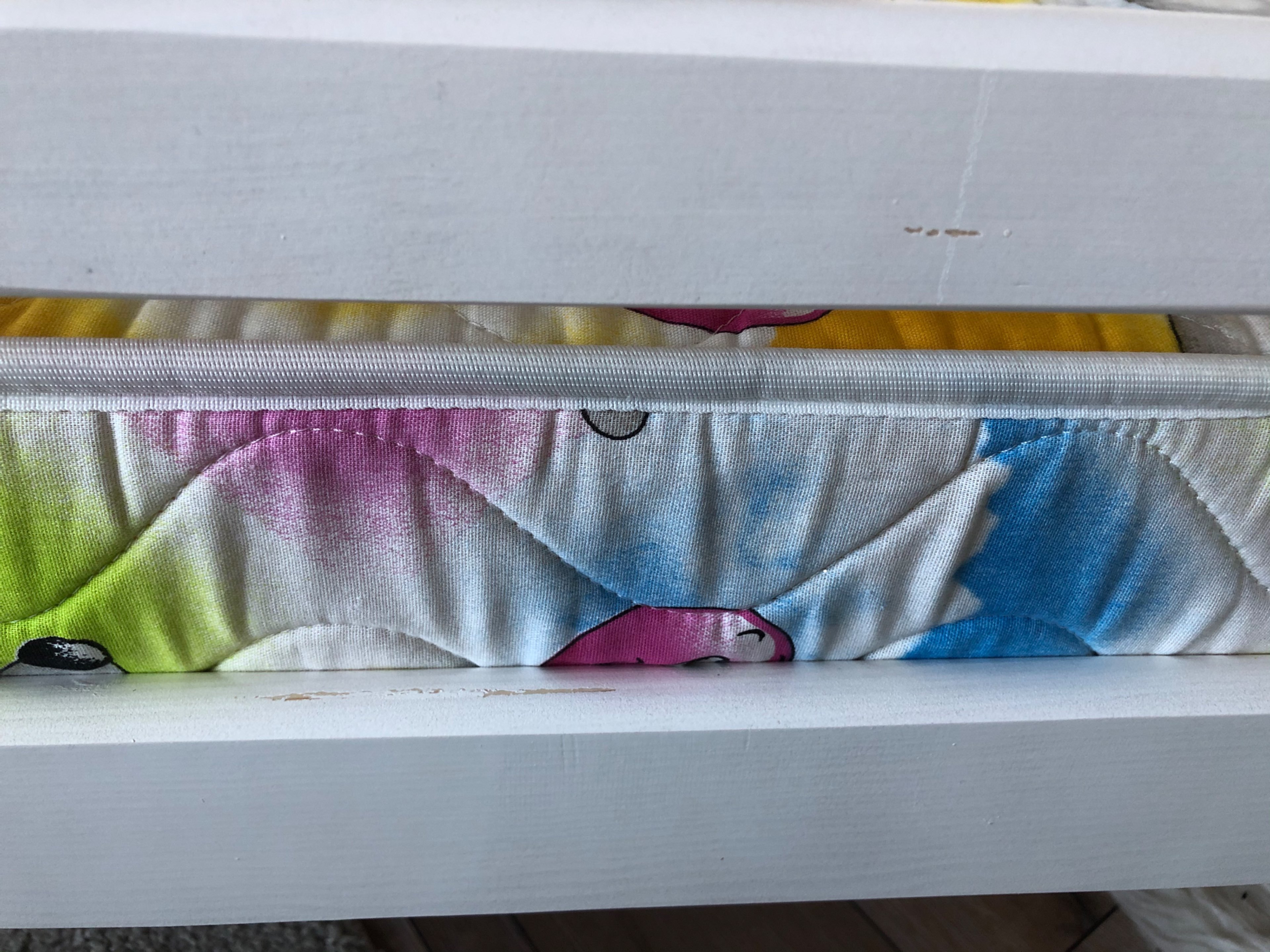 Фотография покупателя товара Детская кроватка «Стандарт» из массива, с бортиком, цвет белый - Фото 23