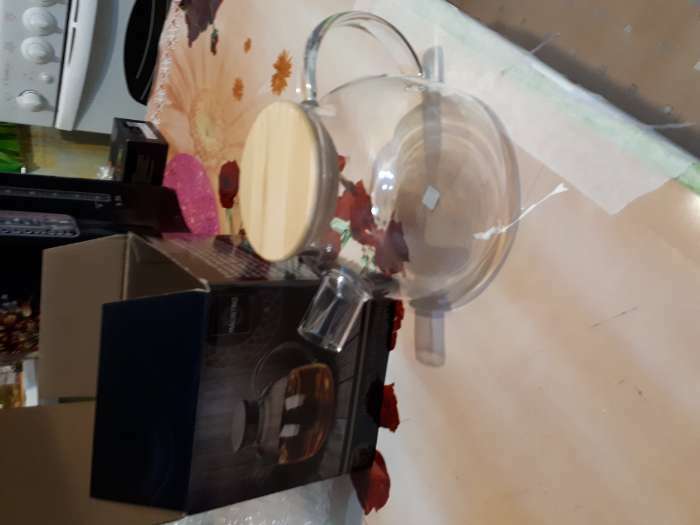 Фотография покупателя товара Чайник стеклянный заварочный с бамбуковой крышкой и металлическим фильтром Magistro «Эко», 600 мл - Фото 1