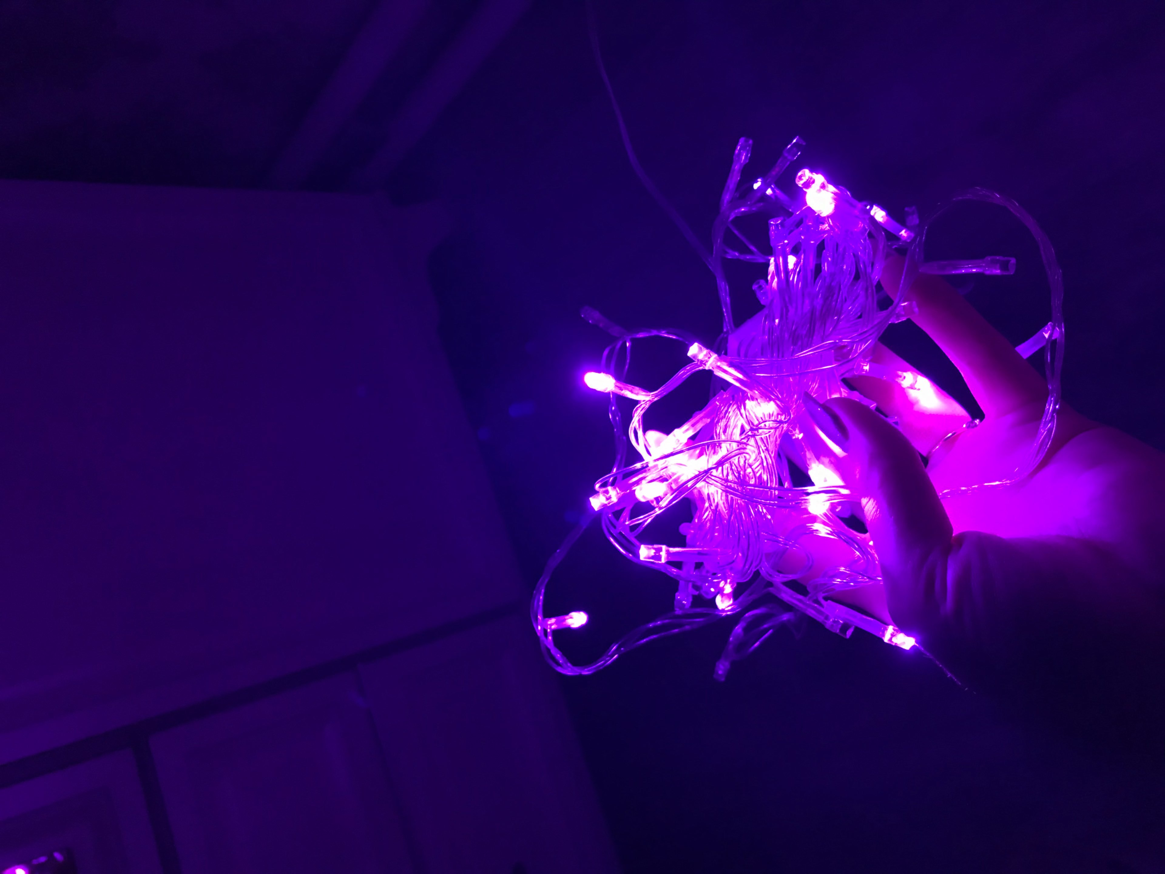 Фотография покупателя товара Гирлянда «Нить» 10 м, IP20, тёмная нить, 100 LED, свечение мульти, 8 режимов, 220 В - Фото 273