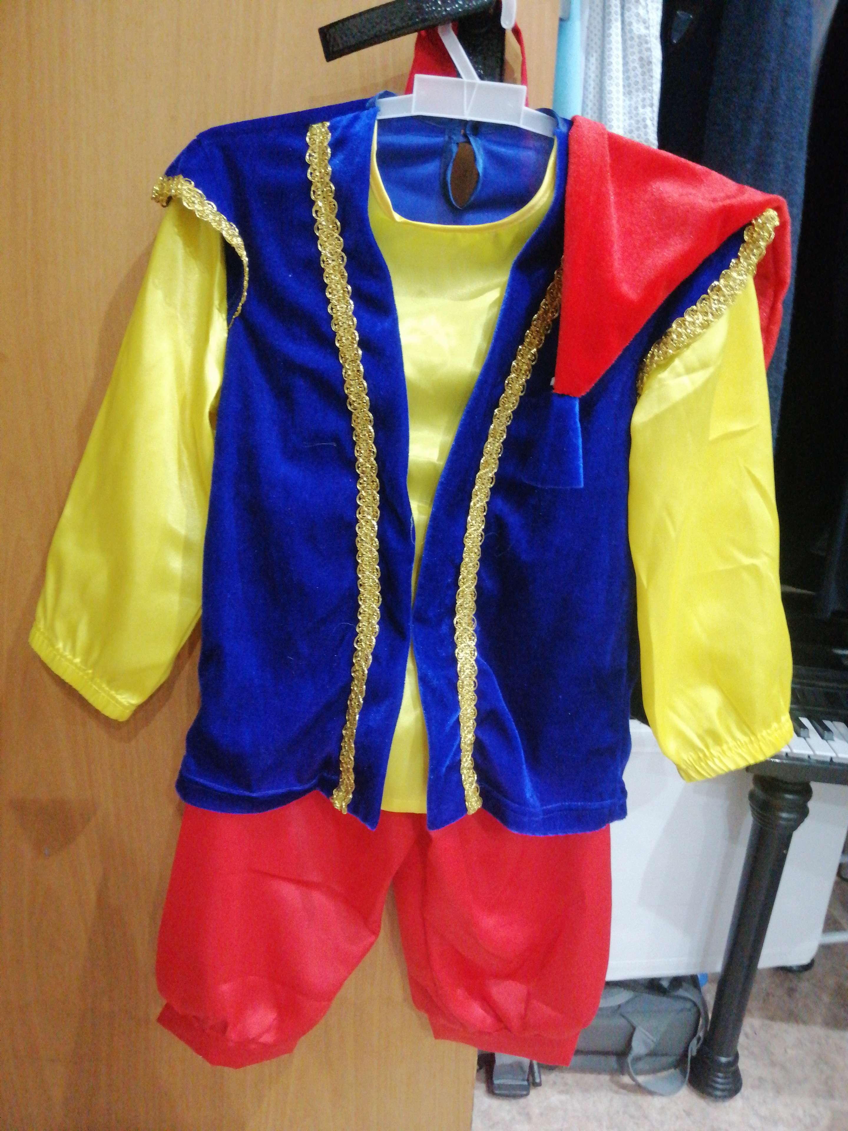 Фотография покупателя товара Карнавальный костюм «Гном синий», р. 32, рост 122-128 см
