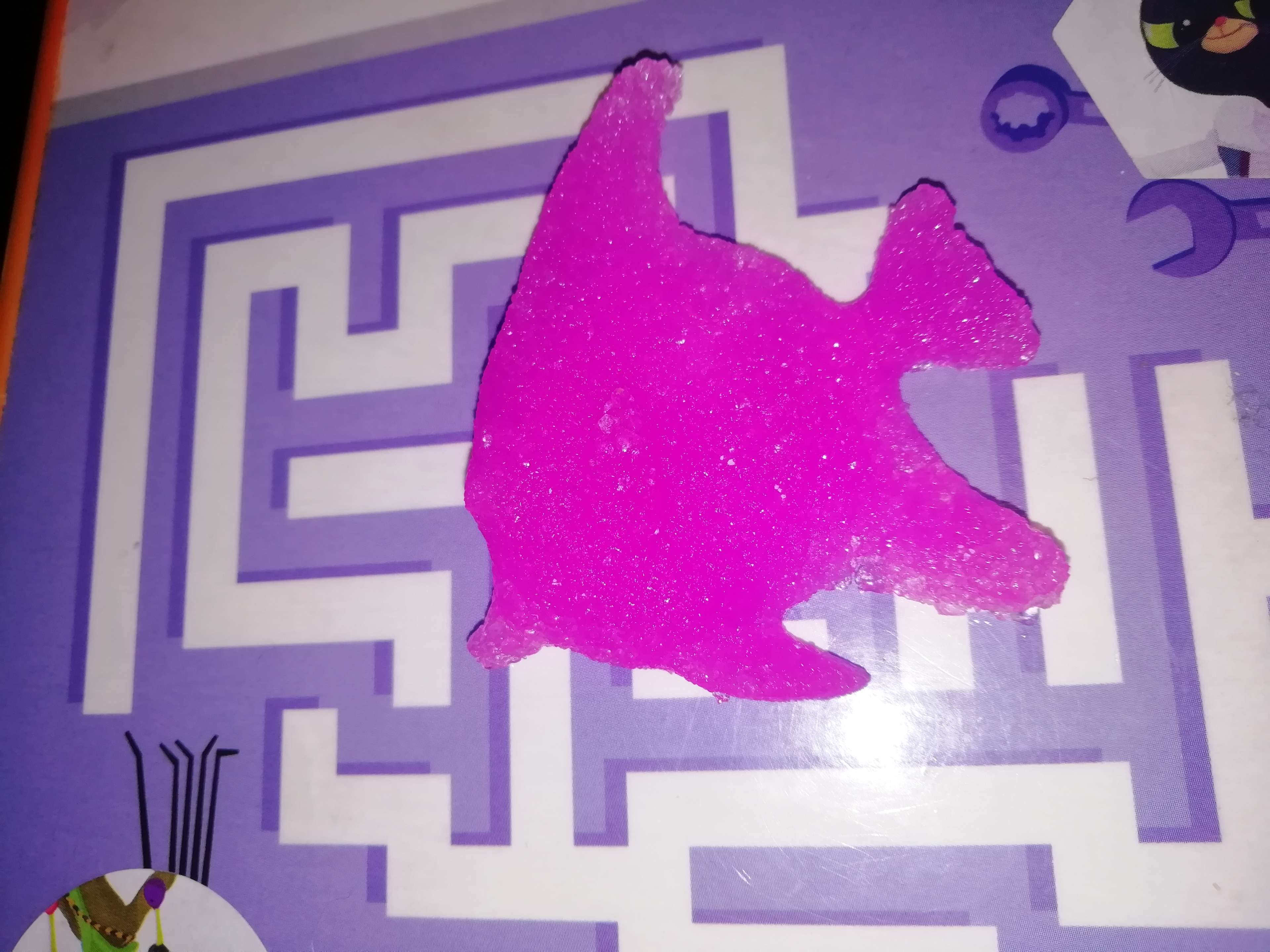 Фотография покупателя товара Набор для опытов «Волшебные фигурки - рыбка из кристалликов», цвета МИКС