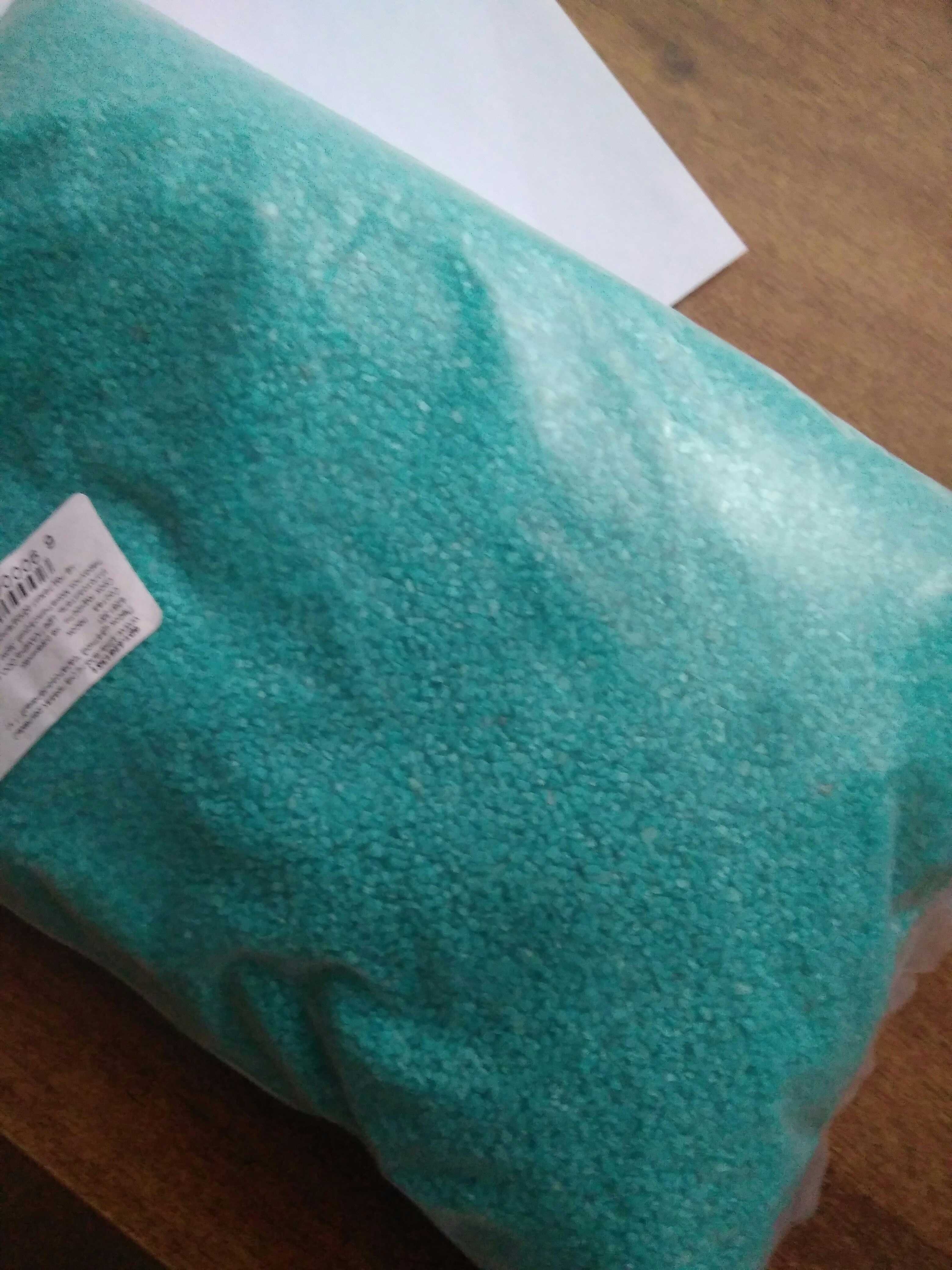 Фотография покупателя товара Песок цветной, "салатово-зеленый", 1 кг - Фото 1