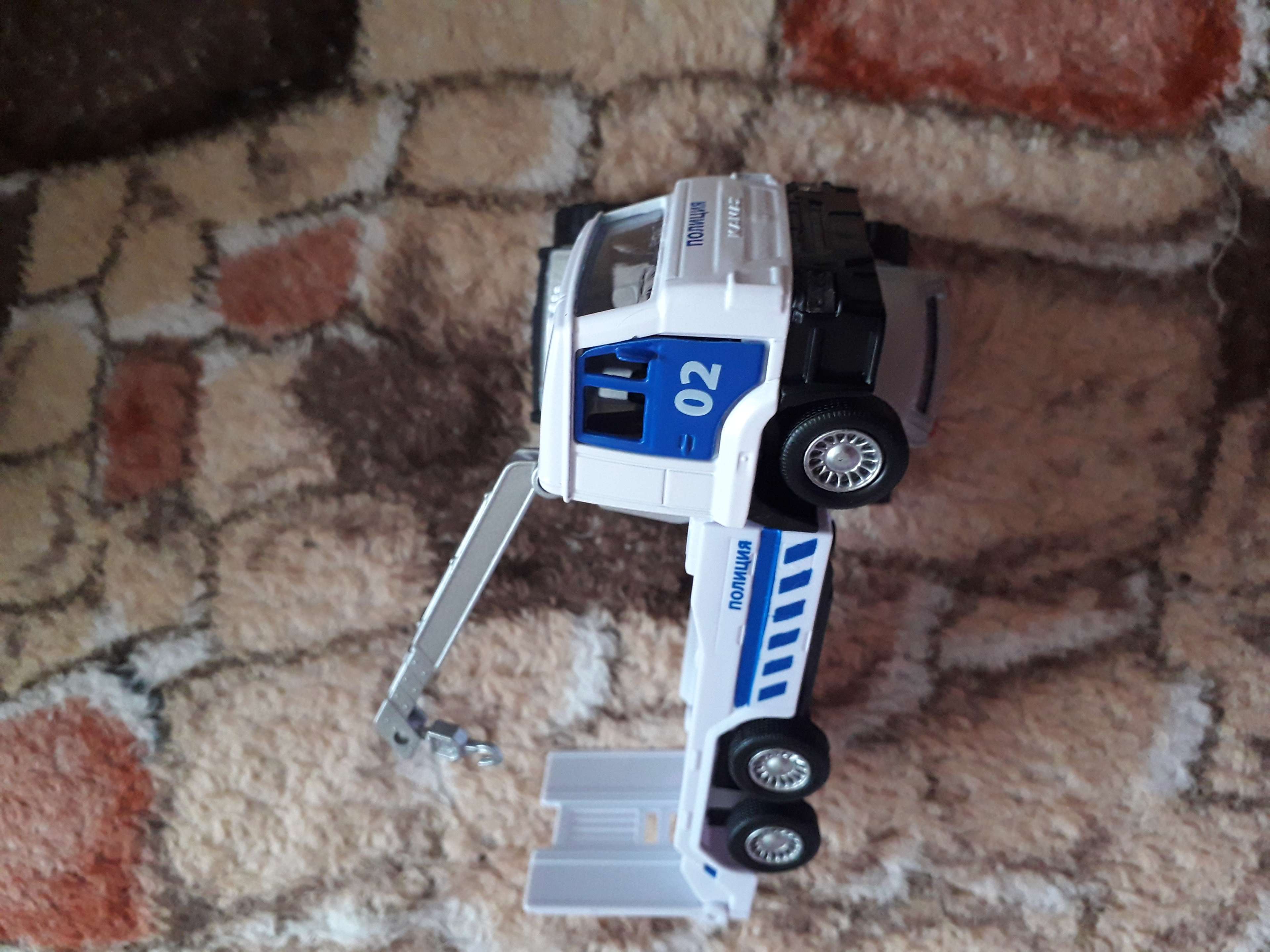 Машина металлическая «Камаз Эвакуатор и Лада» 12 см, 7,5 см (4573822 ...