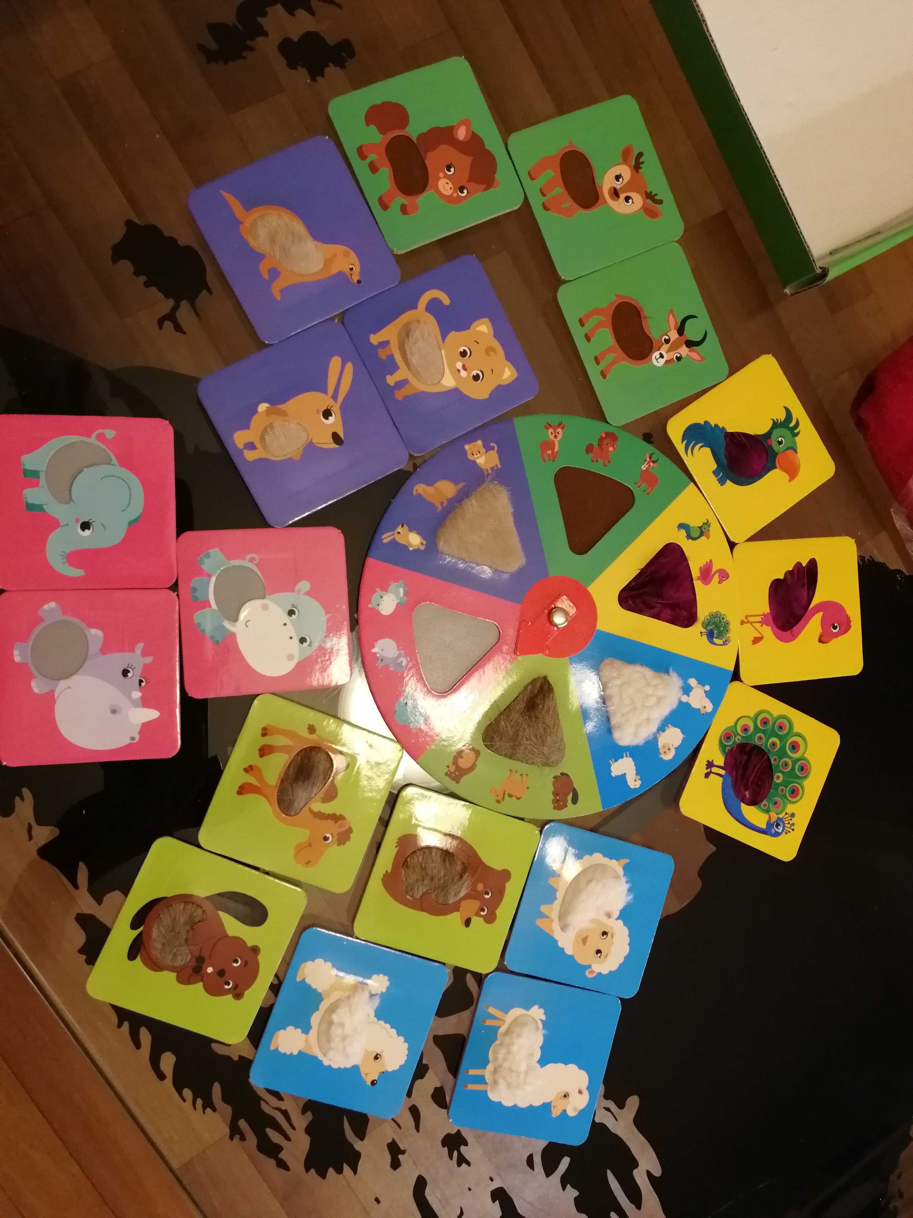 Фотография покупателя товара Настольная игра для малышей «Тактильное лото», животные
