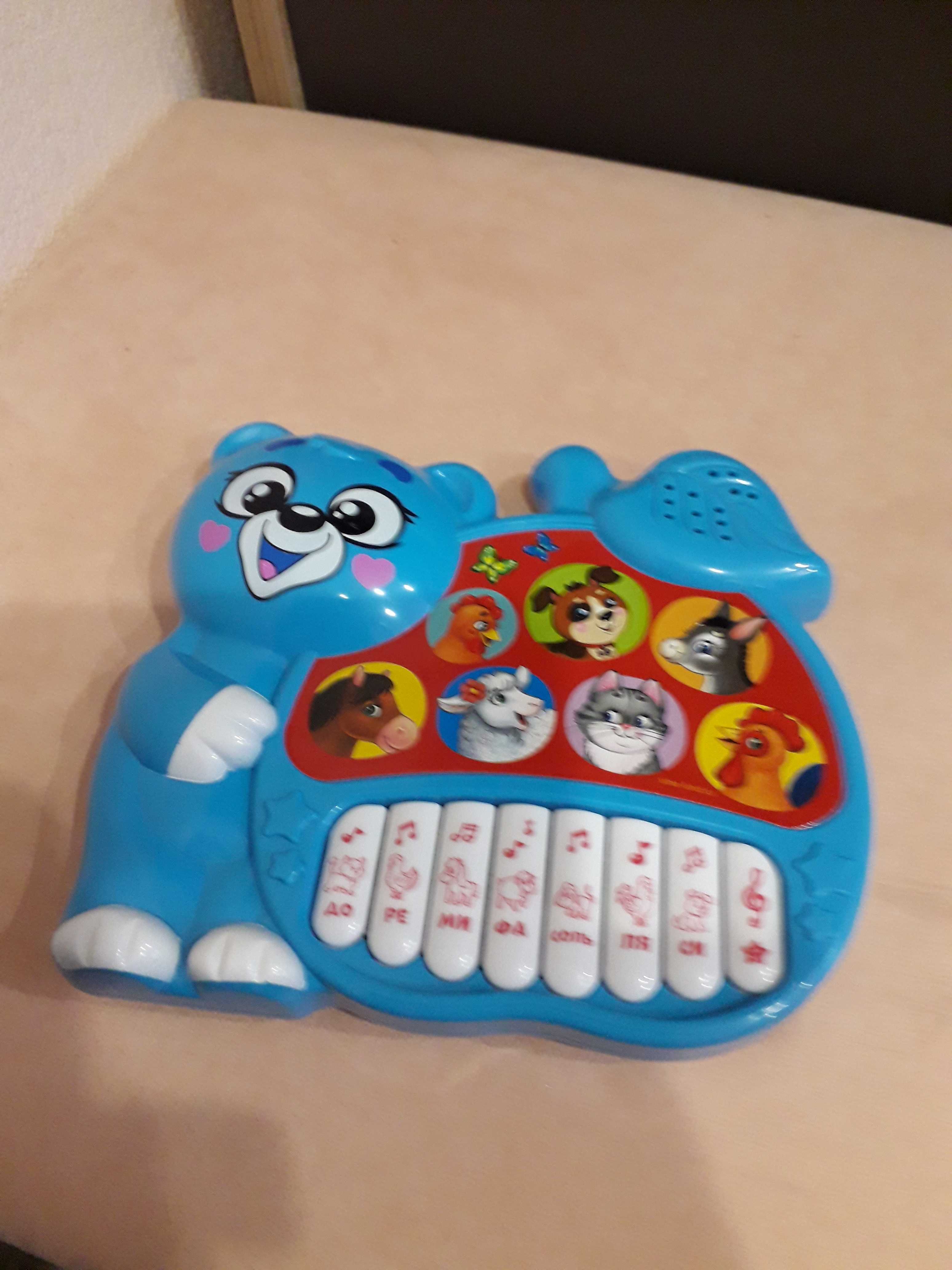 Фотография покупателя товара Музыкальная игрушка-пианино «Любимый дружочек», ионика, 4 режима игры, работает от батареек