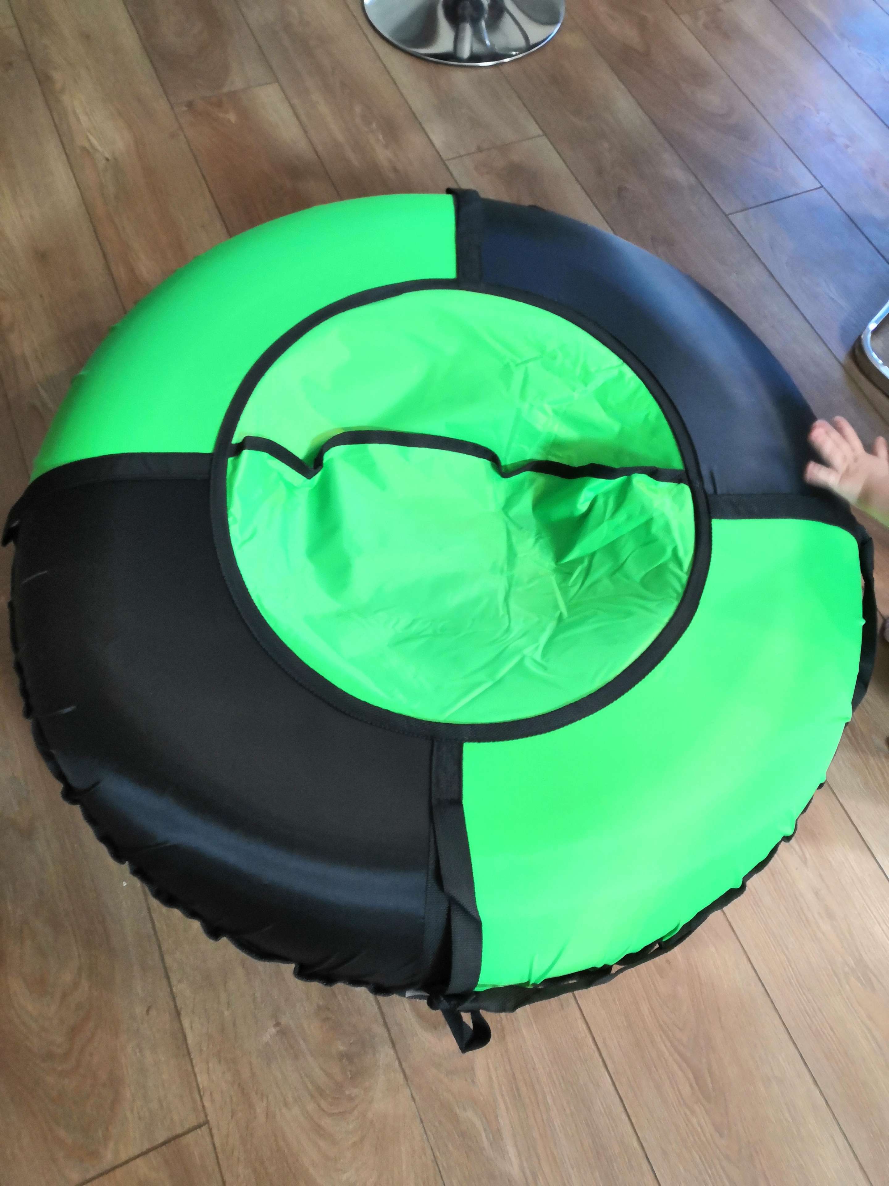 Фотография покупателя товара Тюбинг-ватрушка, диаметр чехла 110 см, цвета МИКС - Фото 4