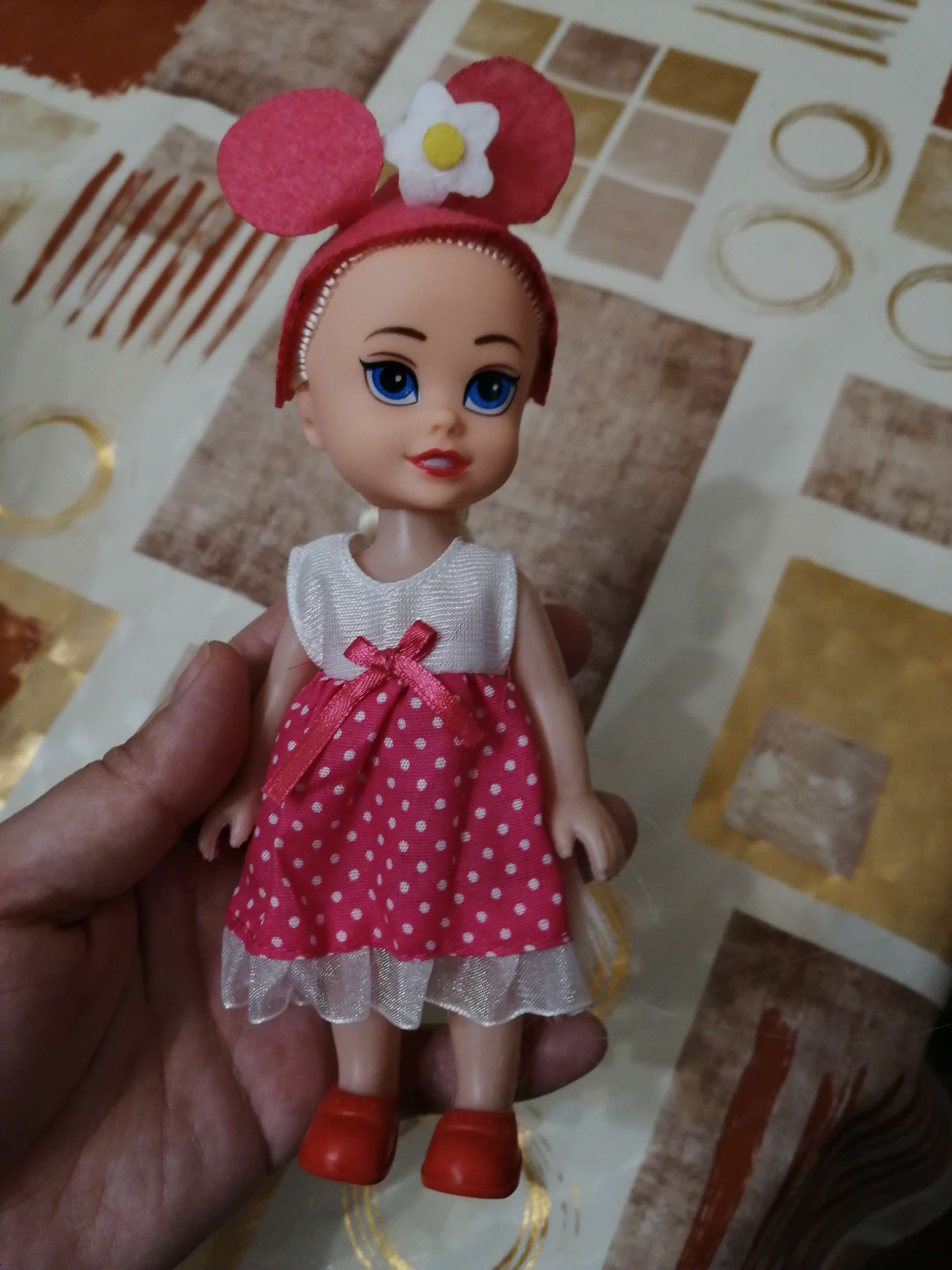 Фотография покупателя товара Кукла малышка «Аврора» в платье, МИКС - Фото 1