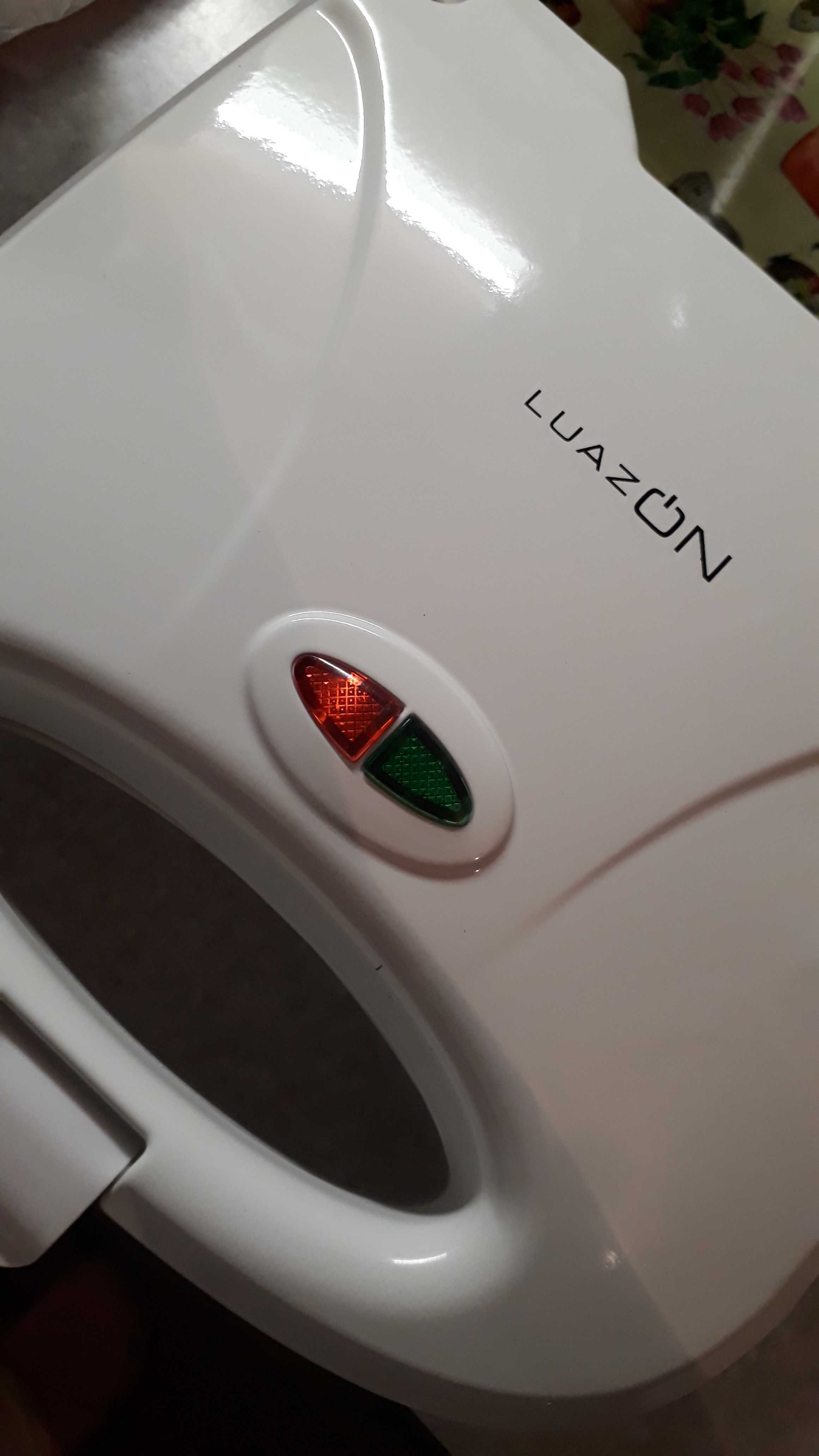 Фотография покупателя товара Электрогриль Luazon LT-16, 750 Вт, антипригарное покрытие, белый