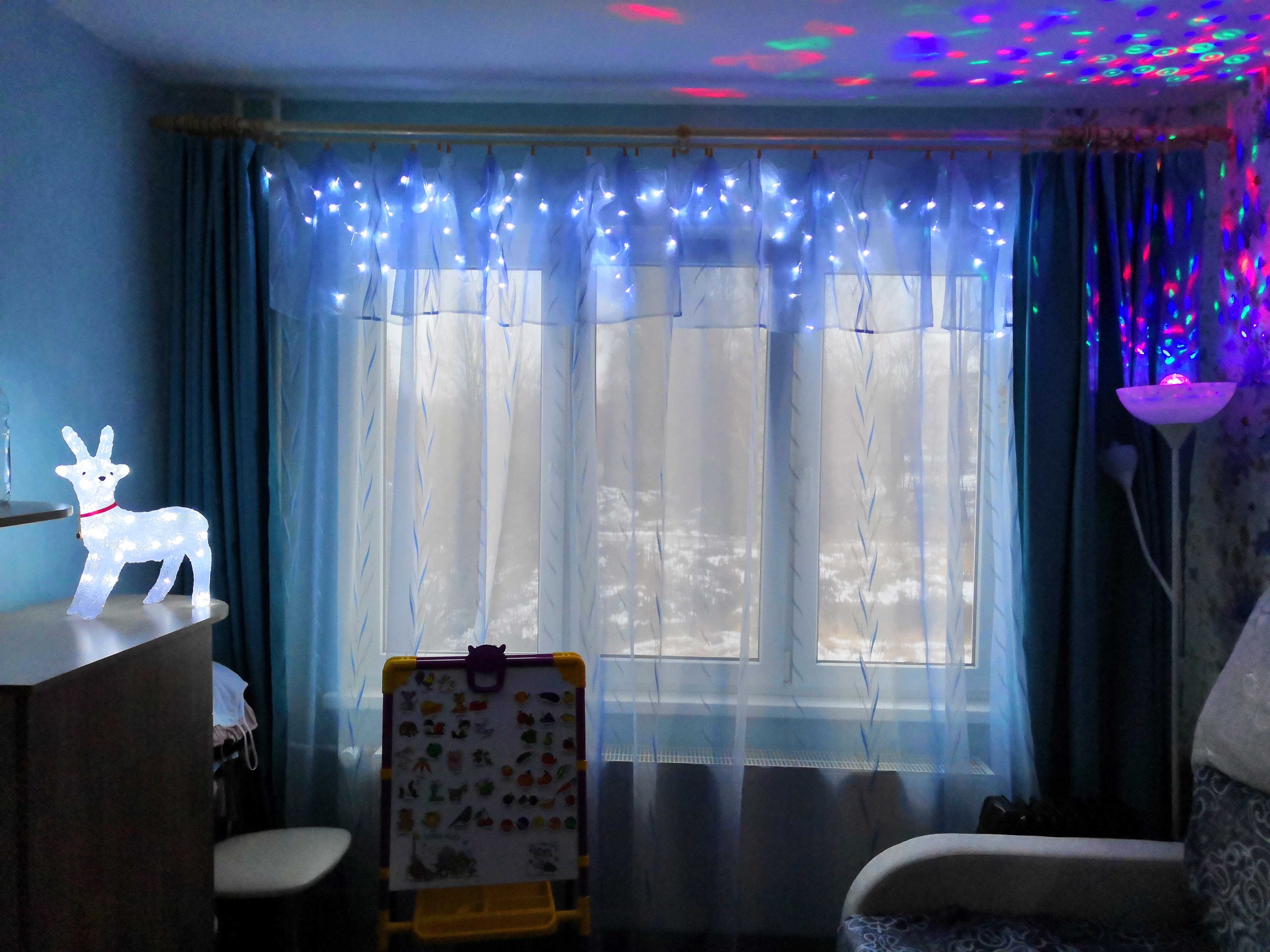 Фотография покупателя товара Гирлянда «Бахрома» 3 × 0.5 м, IP20, прозрачная нить, 80 LED, свечение белое, 8 режимов, 220 В - Фото 51