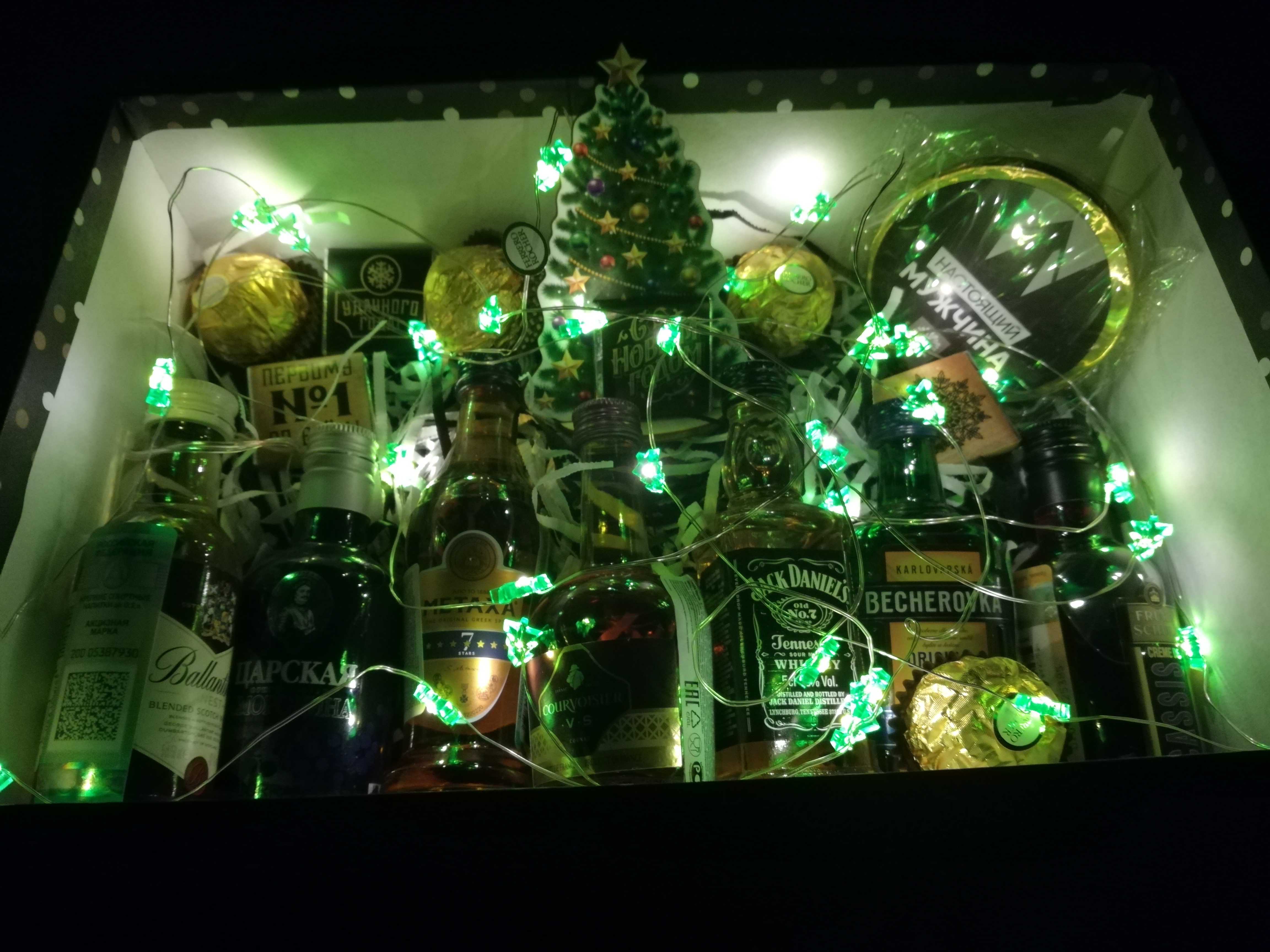 Фотография покупателя товара Гирлянда "Нить" 3 м роса с насадками "Ёлка зелёная", IP20, серебристая нить, 30 LED, свечение тёплое белое, фиксинг, 2 х CR2032