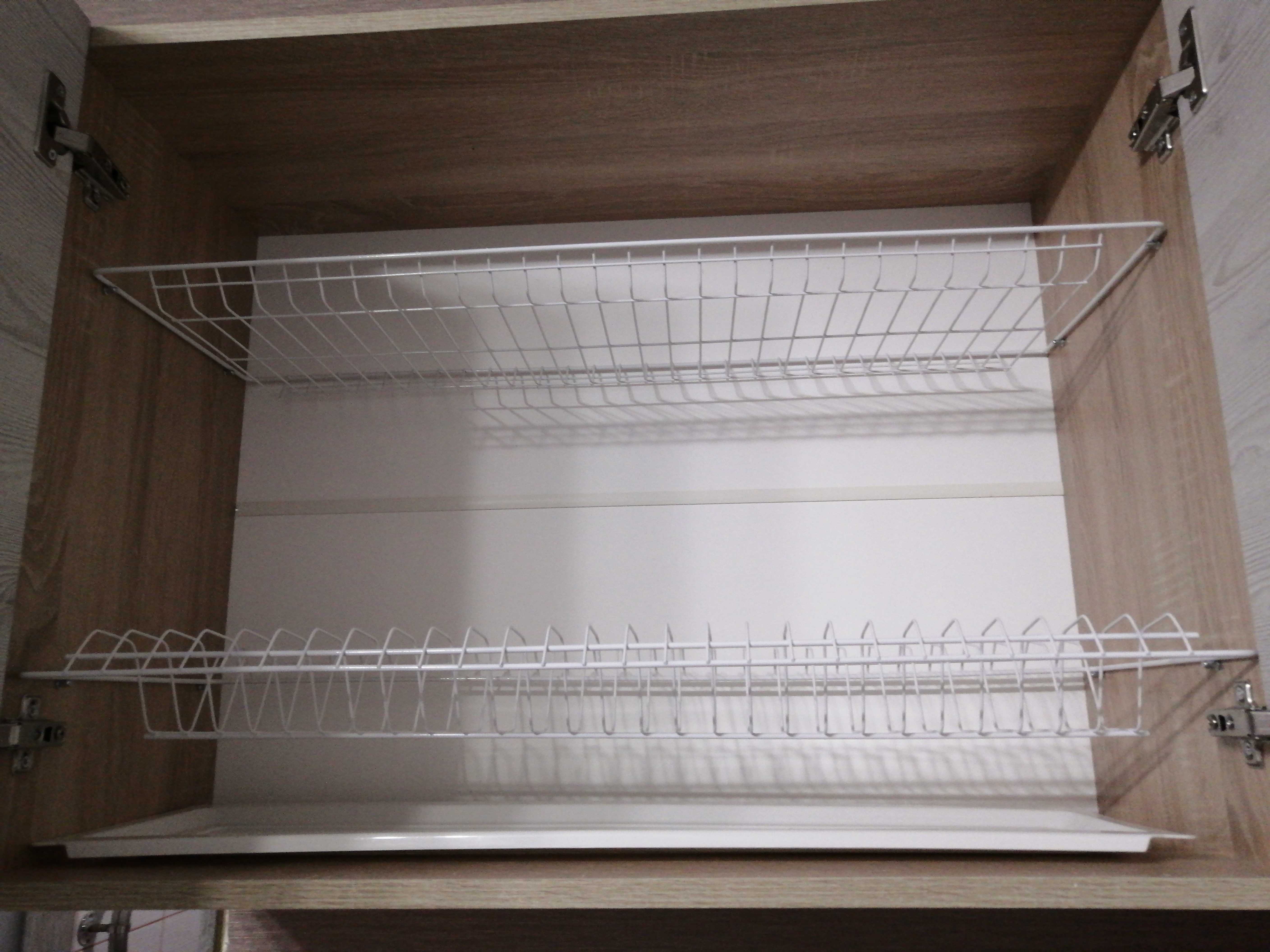Фотография покупателя товара Комплект посудосушителей с поддоном для шкафа 80 см, 76,5×25,6 см, цвет белый - Фото 17