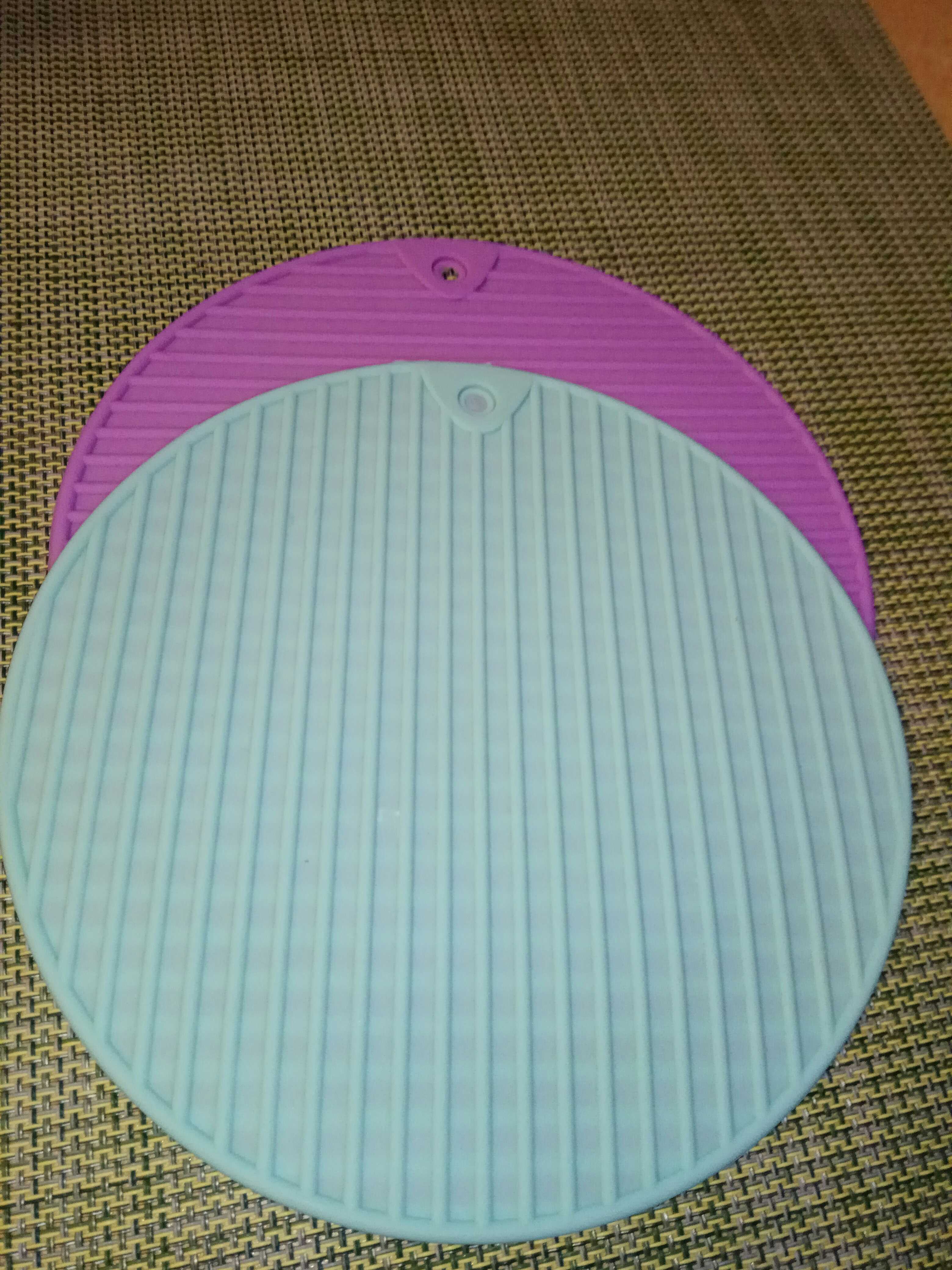Фотография покупателя товара Подставка под горячее Доляна «Круг», 18 см, цвет мятный