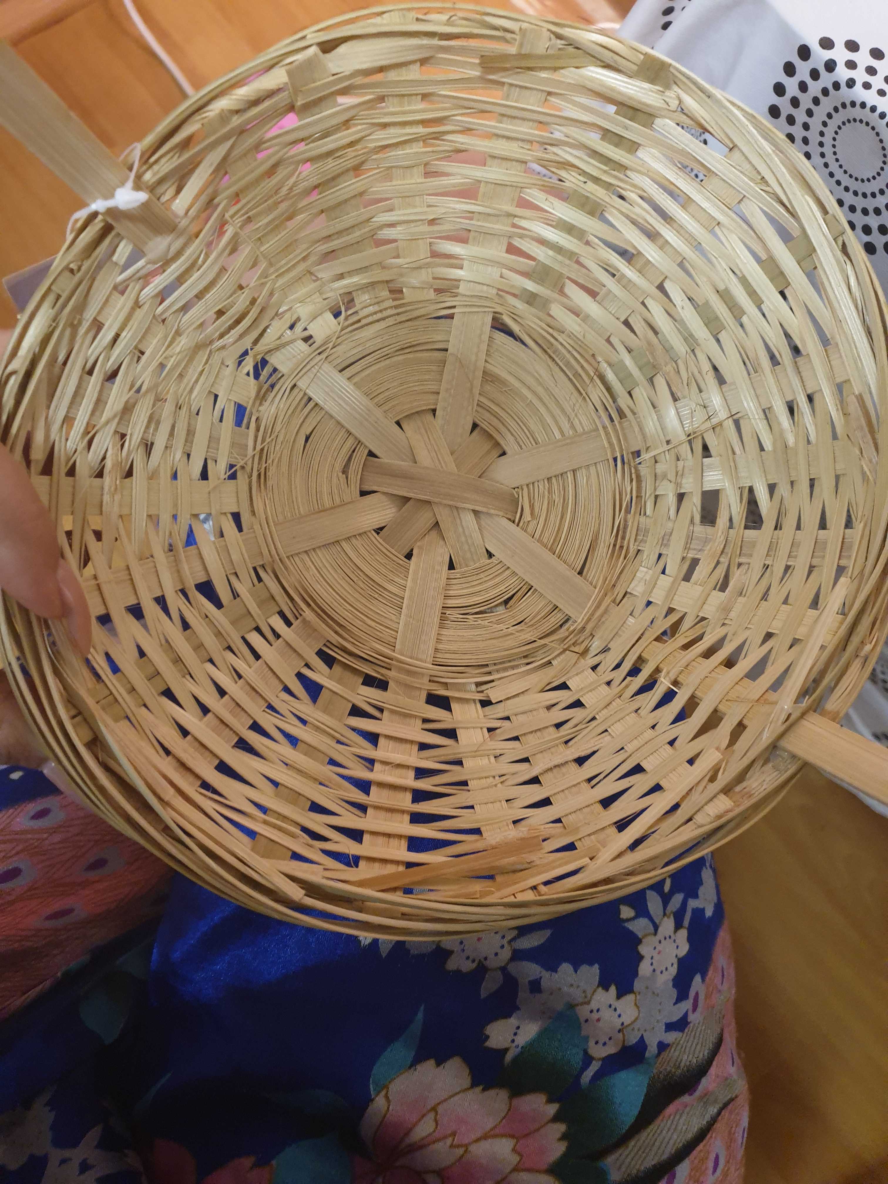 Фотография покупателя товара Корзина плетёная, бамбук, натуральный цвет, низкая