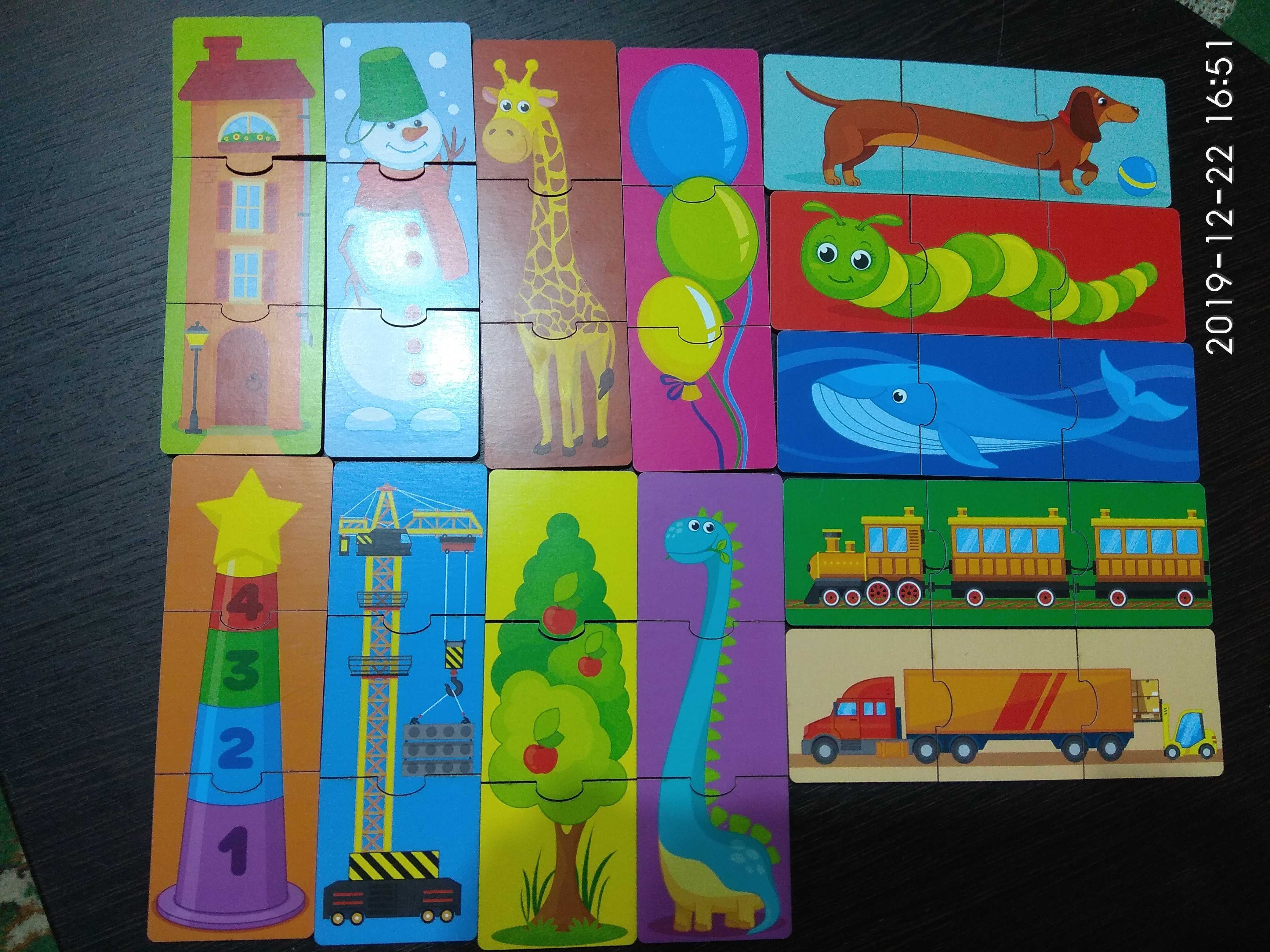 Фотография покупателя товара Пазл тройной «Собери картинку» (головоломка) - Фото 2