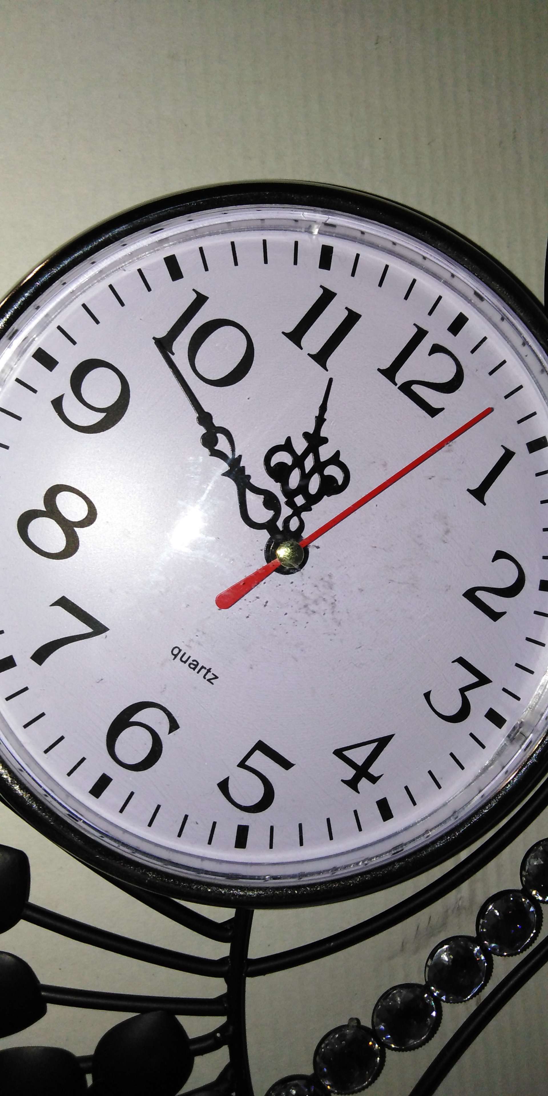 Фотография покупателя товара Часы настенные, серия: Ажур,"Павлин со стразами", плавный ход, d-15 см, 46 х 47.5 см