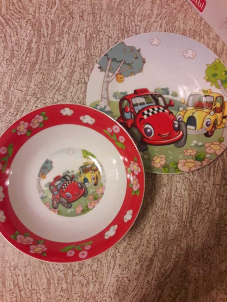 Фотография покупателя товара Набор детской посуды из керамики Доляна «Маленькая лошадка», 3 предмета: кружка 230 мл, миска 400 мл, тарелка d=18 см, цвет белый - Фото 11