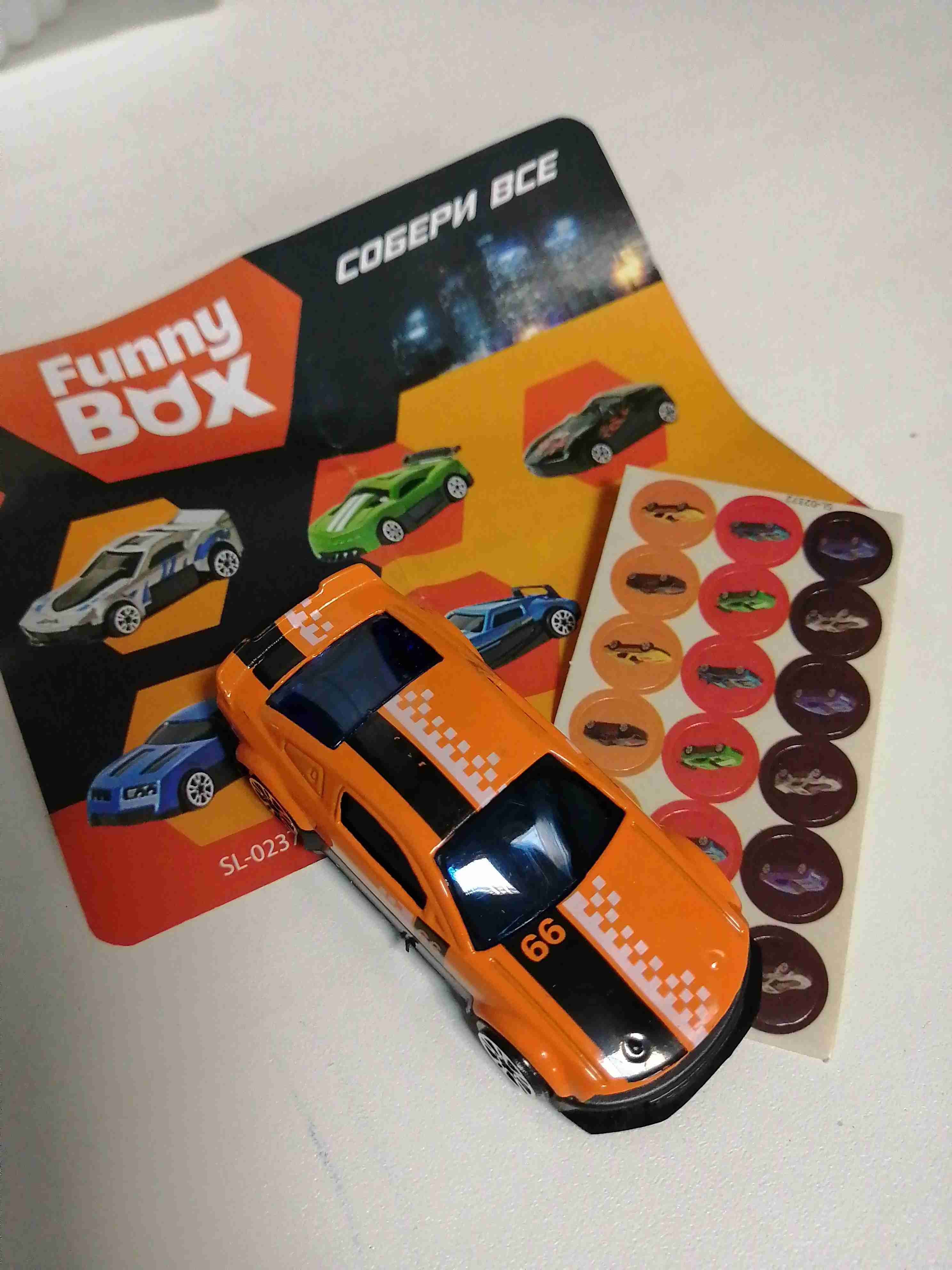 Фотография покупателя товара Набор для детей Funny Box «Машинка» Набор: инструкция, наклейки, МИКС