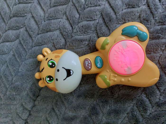 Фотография покупателя товара Музыкальная игрушка «Малыш Роро», звук, свет, цвет жёлтый - Фото 3