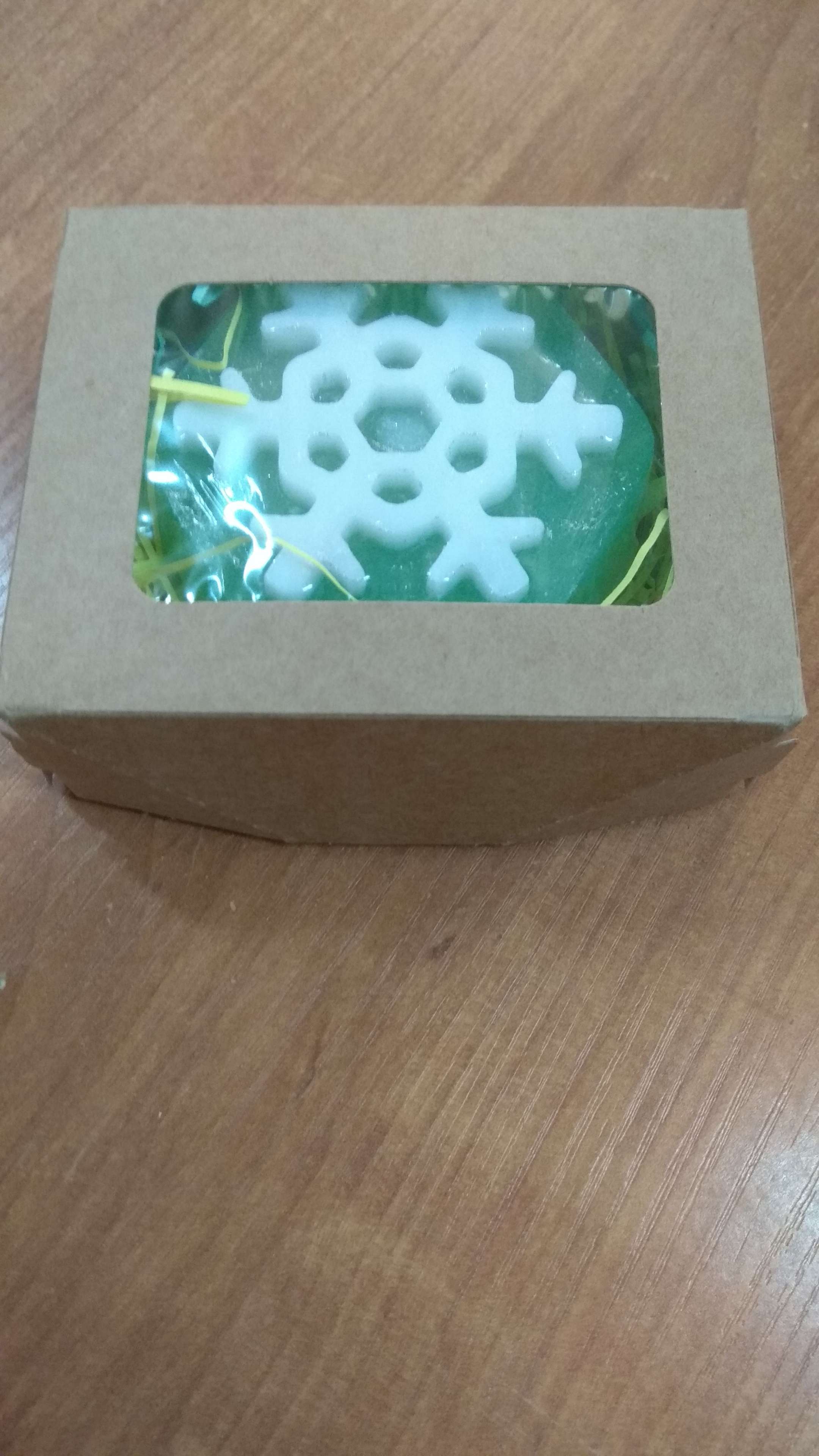 Фотография покупателя товара Коробка складная, крафт, 10 х 8 х 3,5 см, 0,24 л - Фото 5