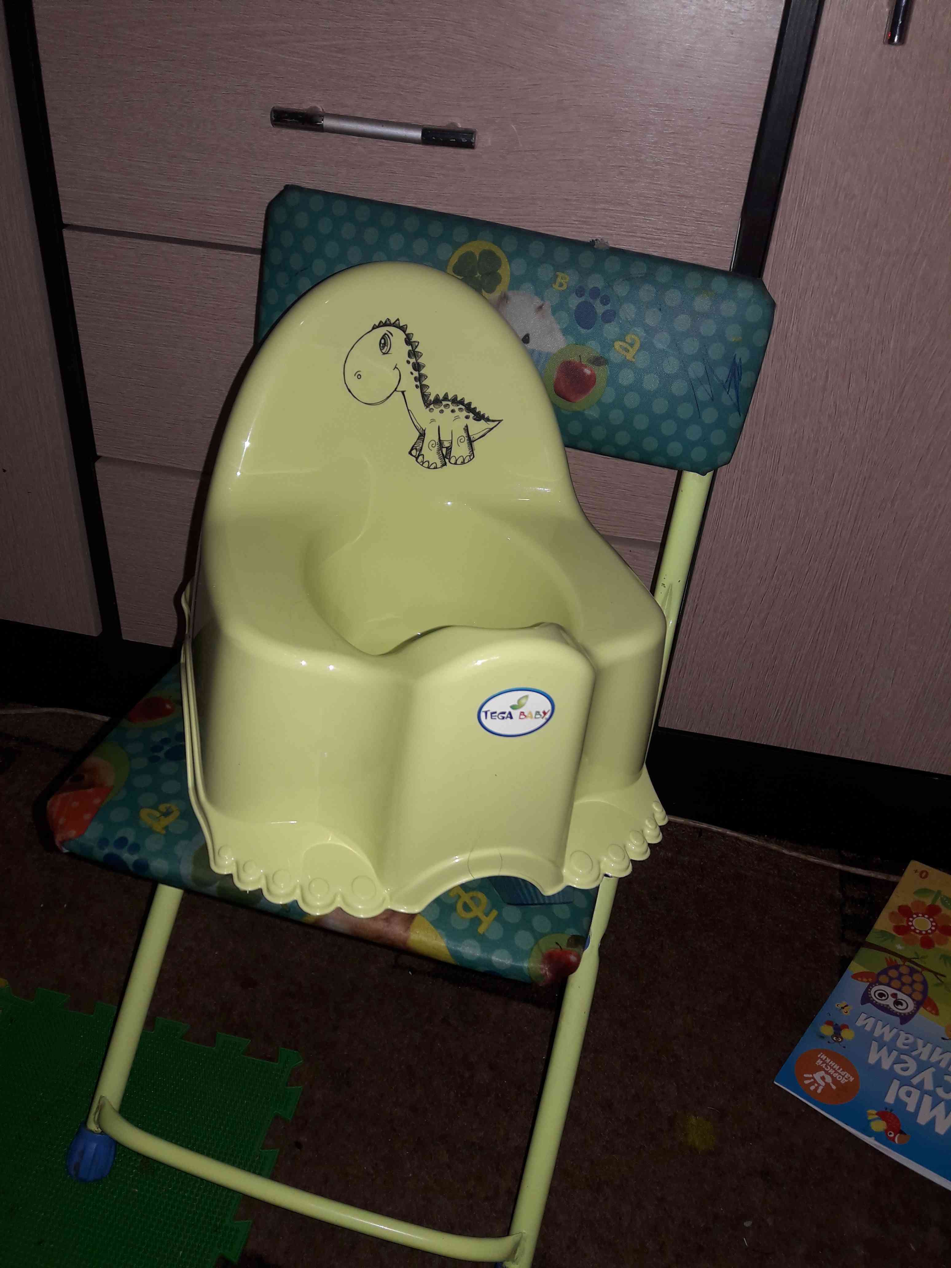 Фотография покупателя товара Горшок детский музыкальный «Динозаврик Дино», цвет зелёный