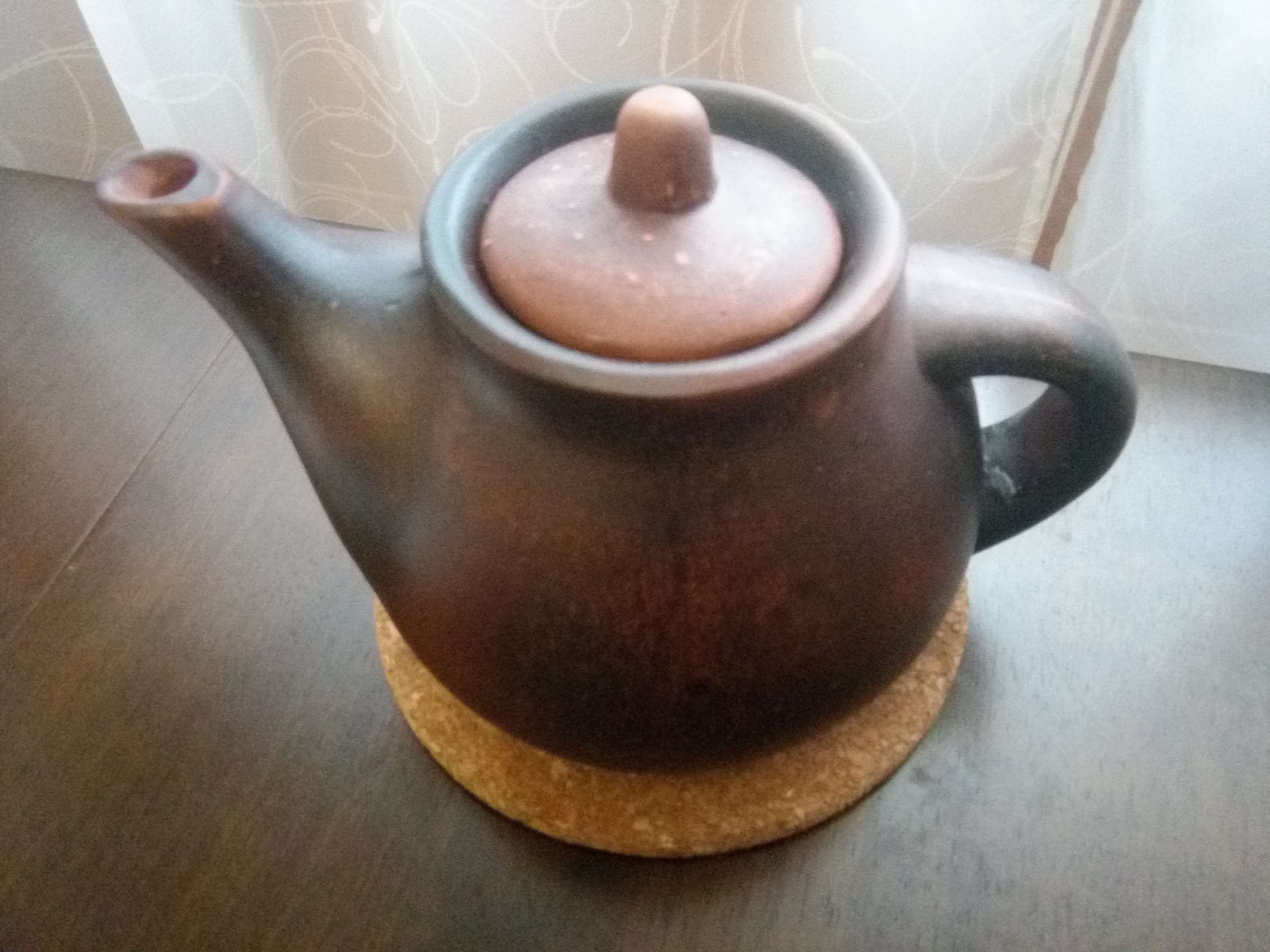 Фотография покупателя товара Чайник для заварки "Восток", гладкий, красная глина, 1.6 л