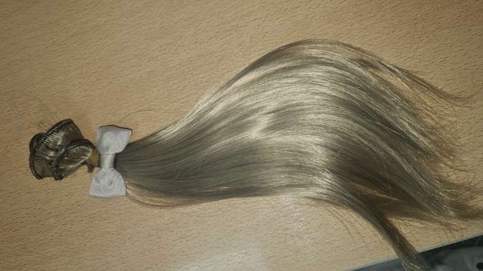 Фотография покупателя товара Волосы - тресс для кукол «Амбре прямые», длина волос: 25 см, ширина: 150 см