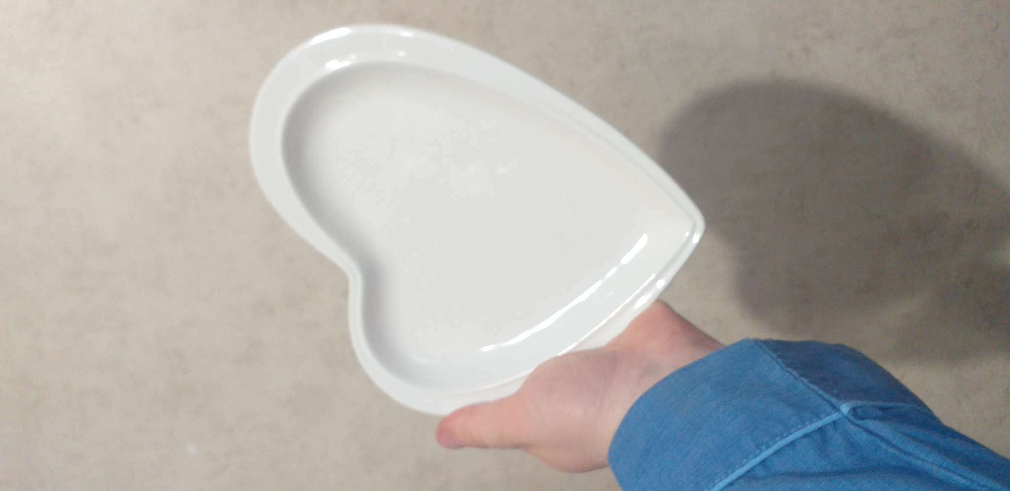 Фотография покупателя товара Блюдо Magistro «Сердце. Бланш», 24×27×3 см, фарфор, белое - Фото 3