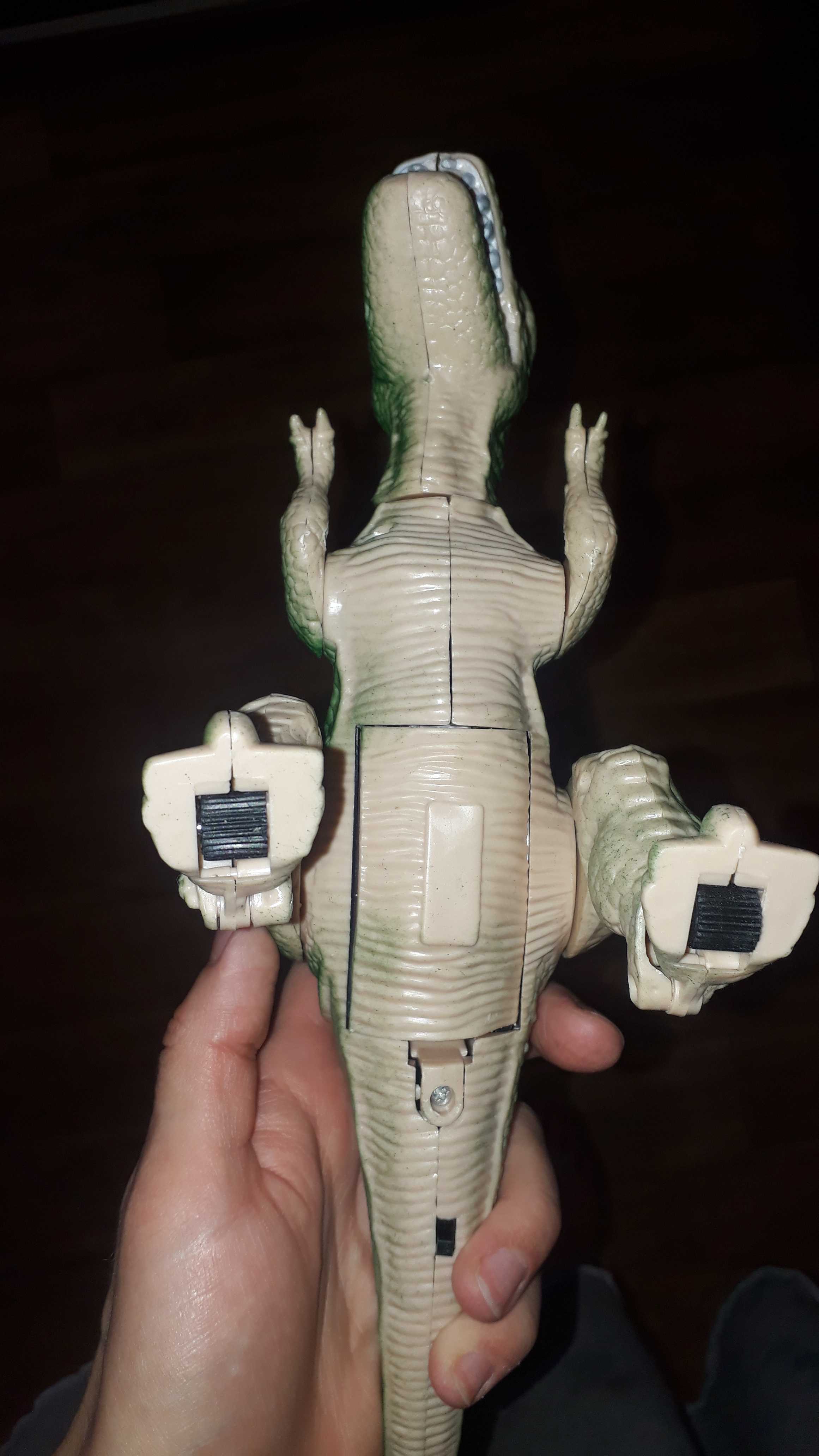 Фотография покупателя товара Динозавр «Рекс» работает от батареек, световые и звуковые эффекты, цвета МИКС - Фото 9