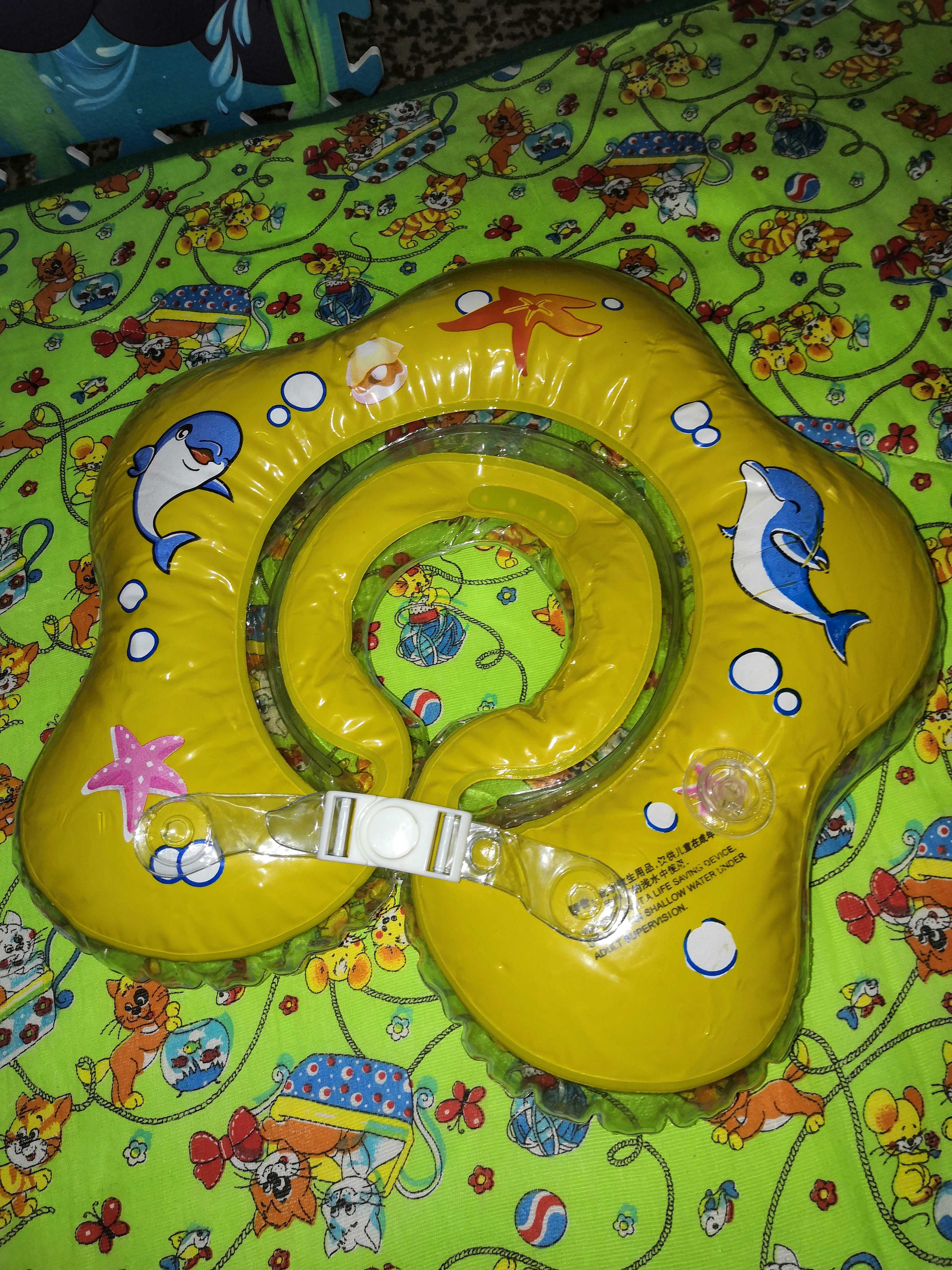 Фотография покупателя товара Круг детский на шею, для купания, «Подводный мир», цвет МИКС